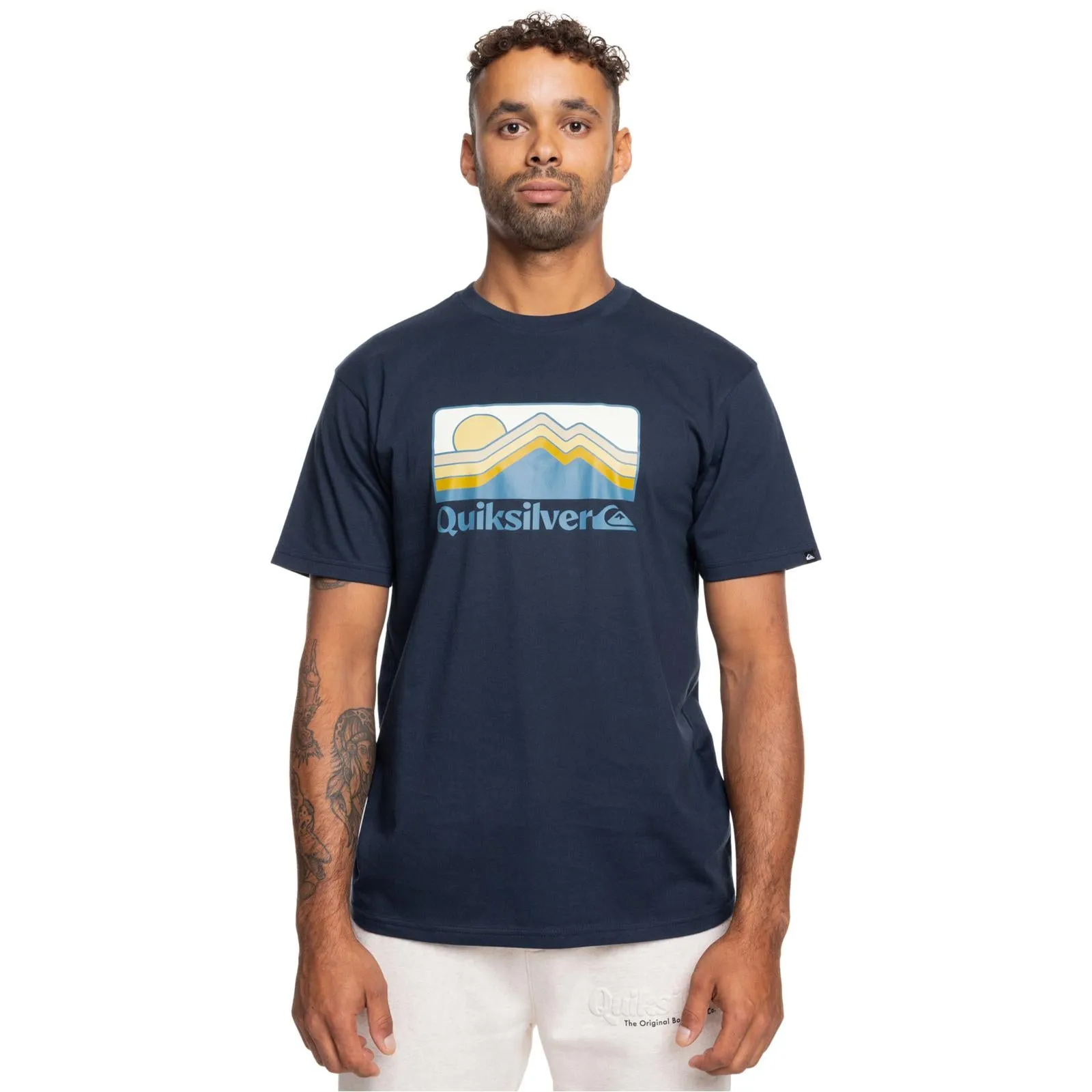 Quiksilver Mens QS Gradient Mount Graphic T-Shirt