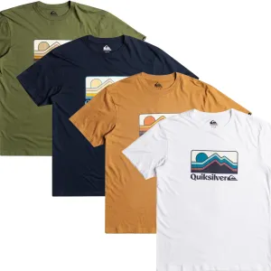 Quiksilver Mens QS Gradient Mount Graphic T-Shirt