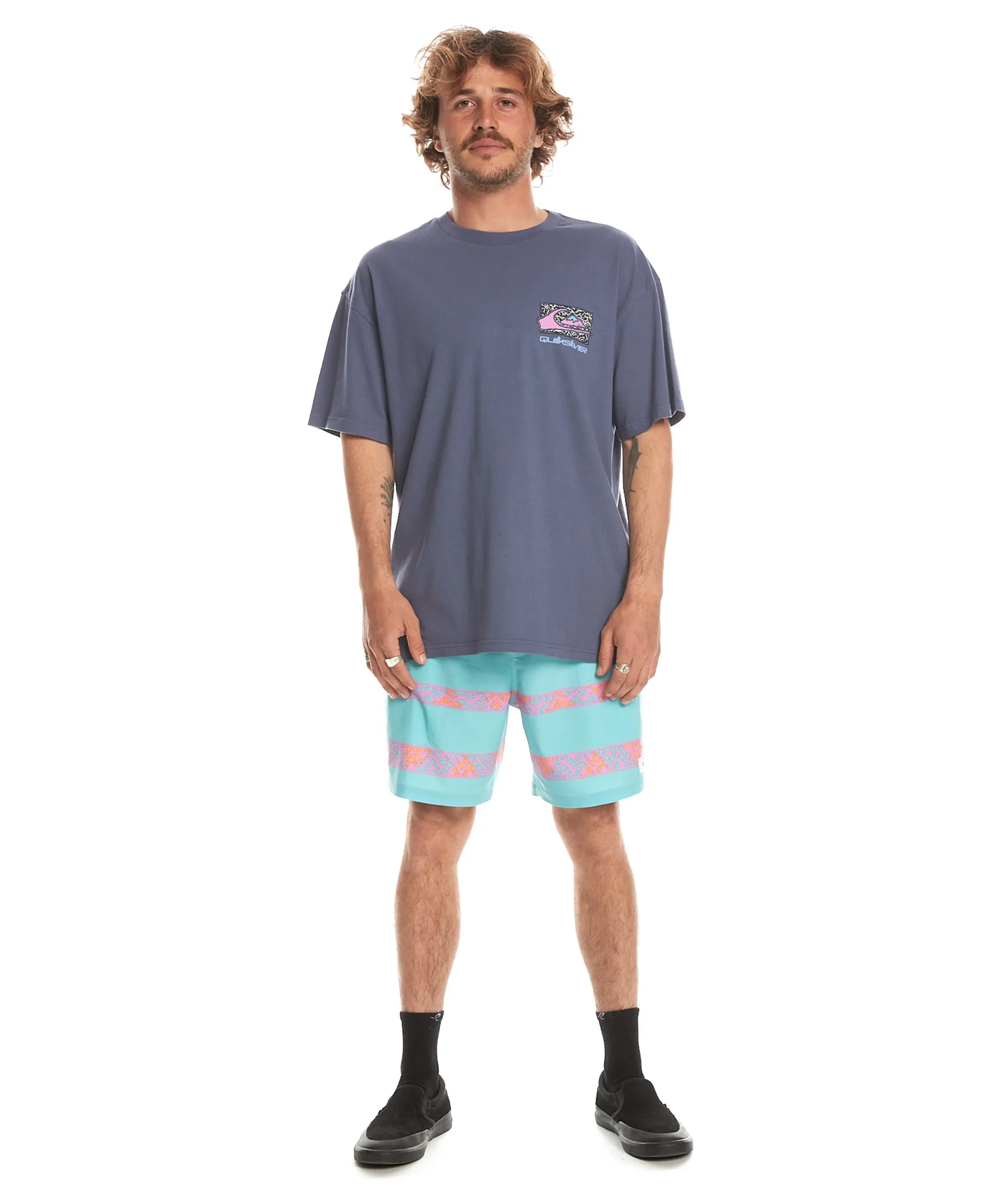 Quiksilver Mens Spin Cycle Short Sleeve Oversized T-Shirt