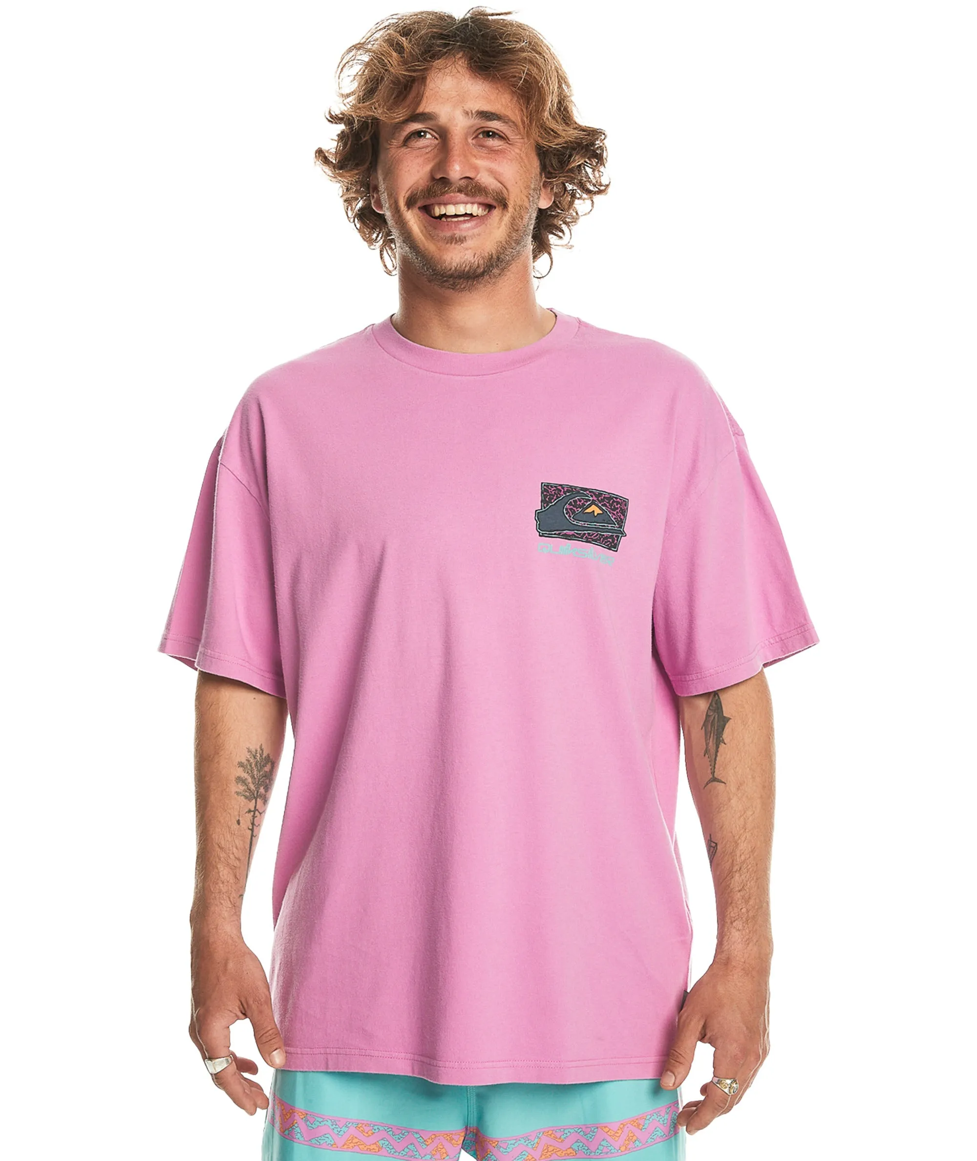 Quiksilver Mens Spin Cycle Short Sleeve Oversized T-Shirt
