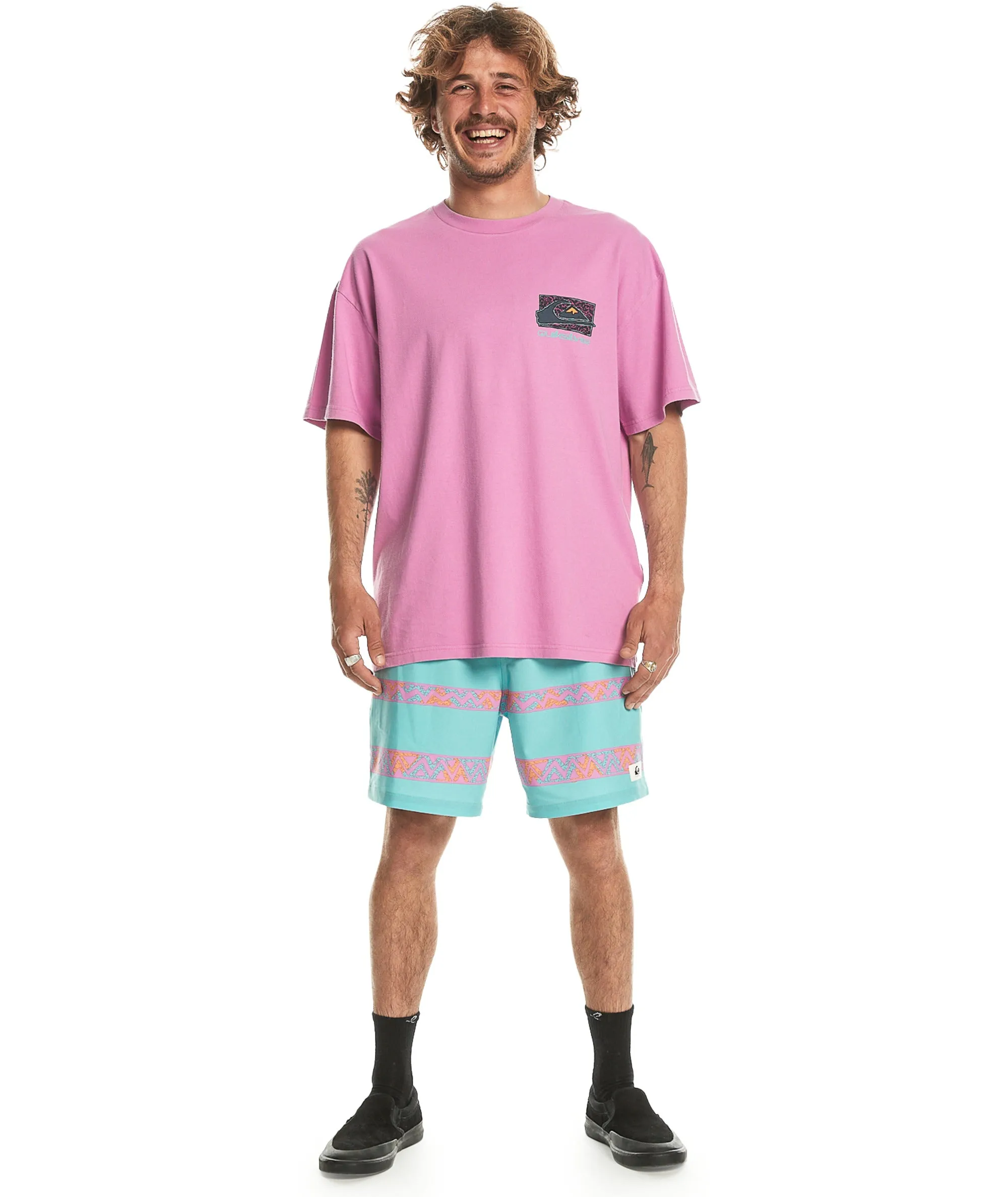 Quiksilver Mens Spin Cycle Short Sleeve Oversized T-Shirt