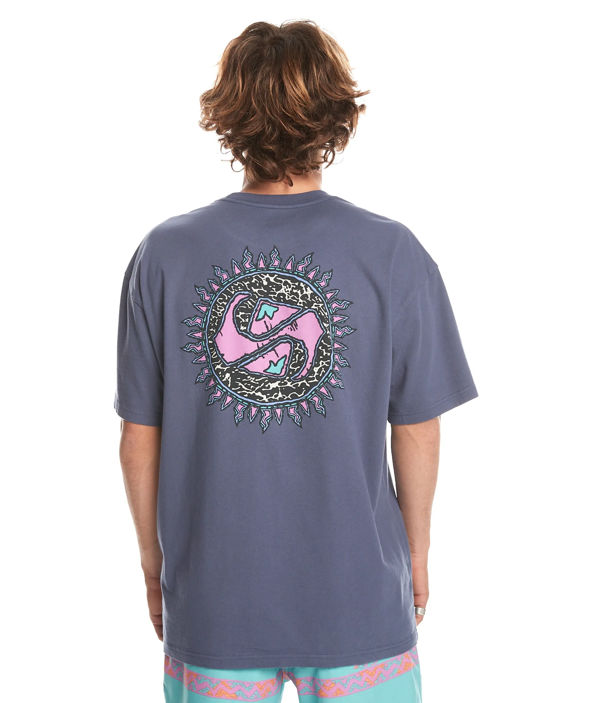 Quiksilver Mens Spin Cycle Short Sleeve Oversized T-Shirt