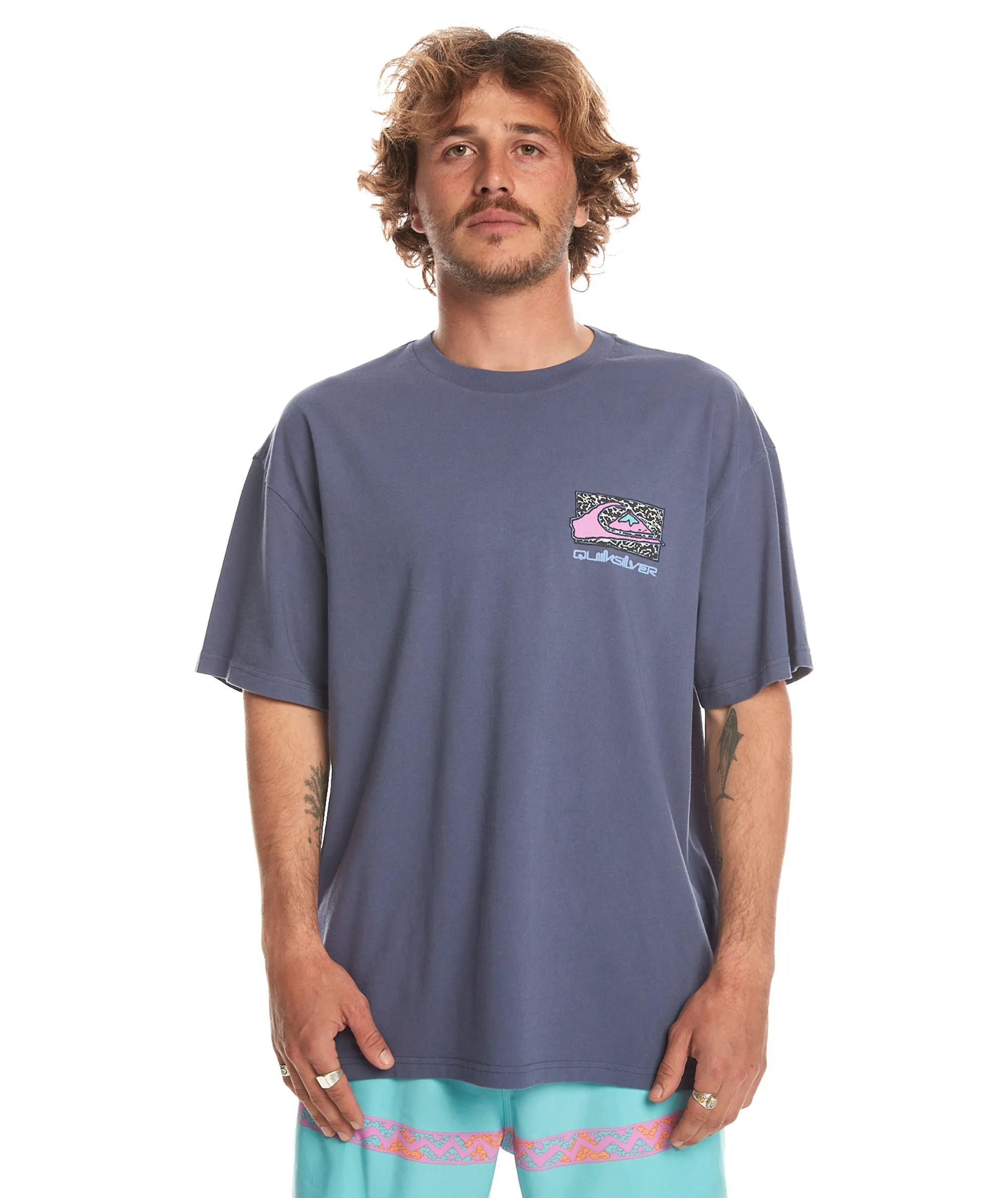 Quiksilver Mens Spin Cycle Short Sleeve Oversized T-Shirt