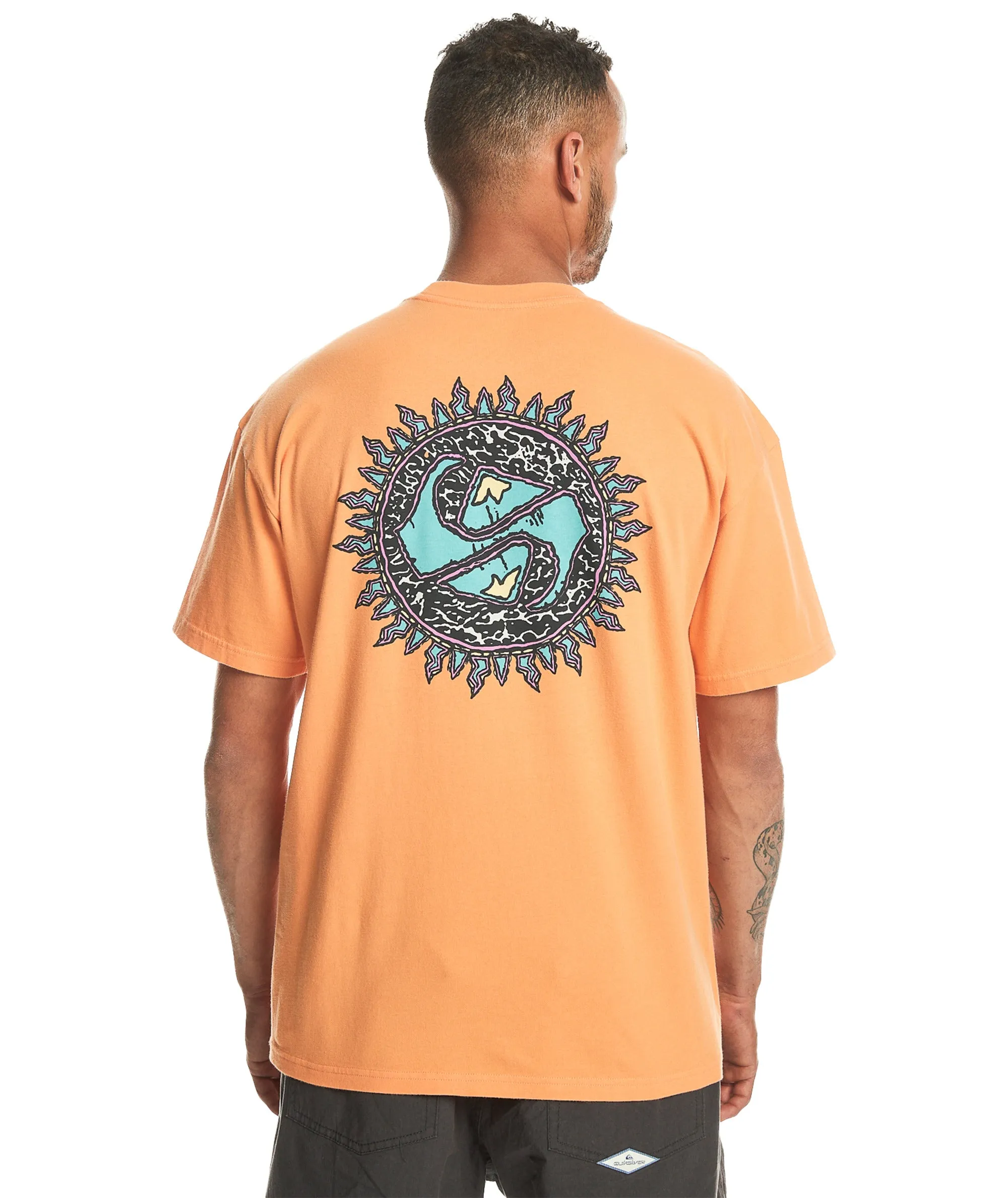 Quiksilver Mens Spin Cycle Short Sleeve Oversized T-Shirt