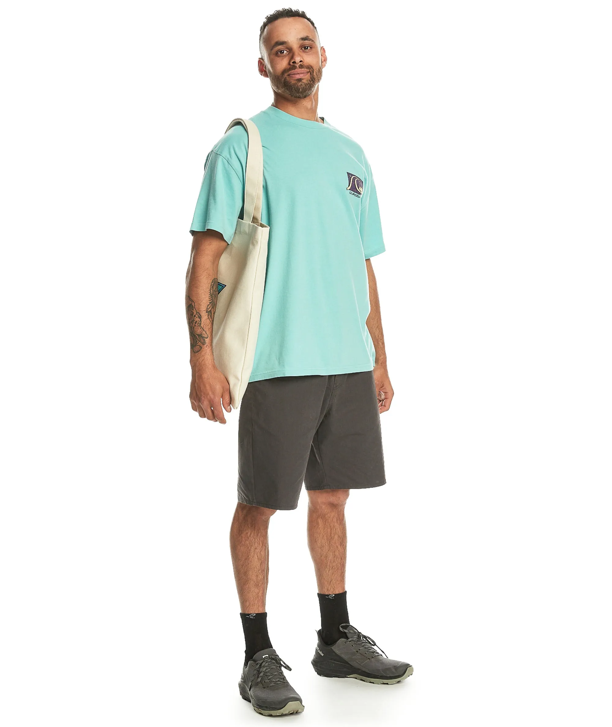 Quiksilver Mens Take Us Back Short Sleeve Oversized T-Shirt