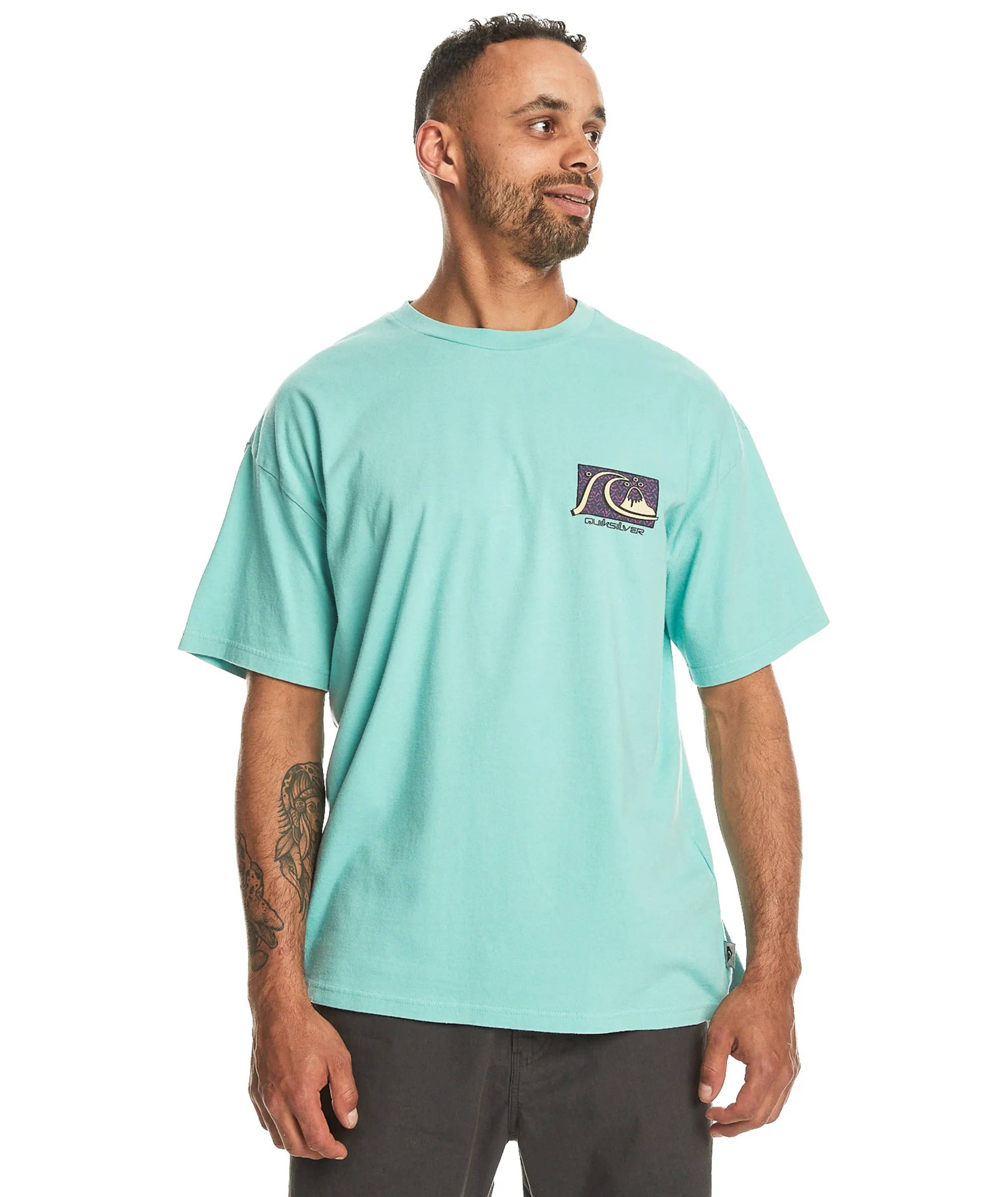 Quiksilver Mens Take Us Back Short Sleeve Oversized T-Shirt
