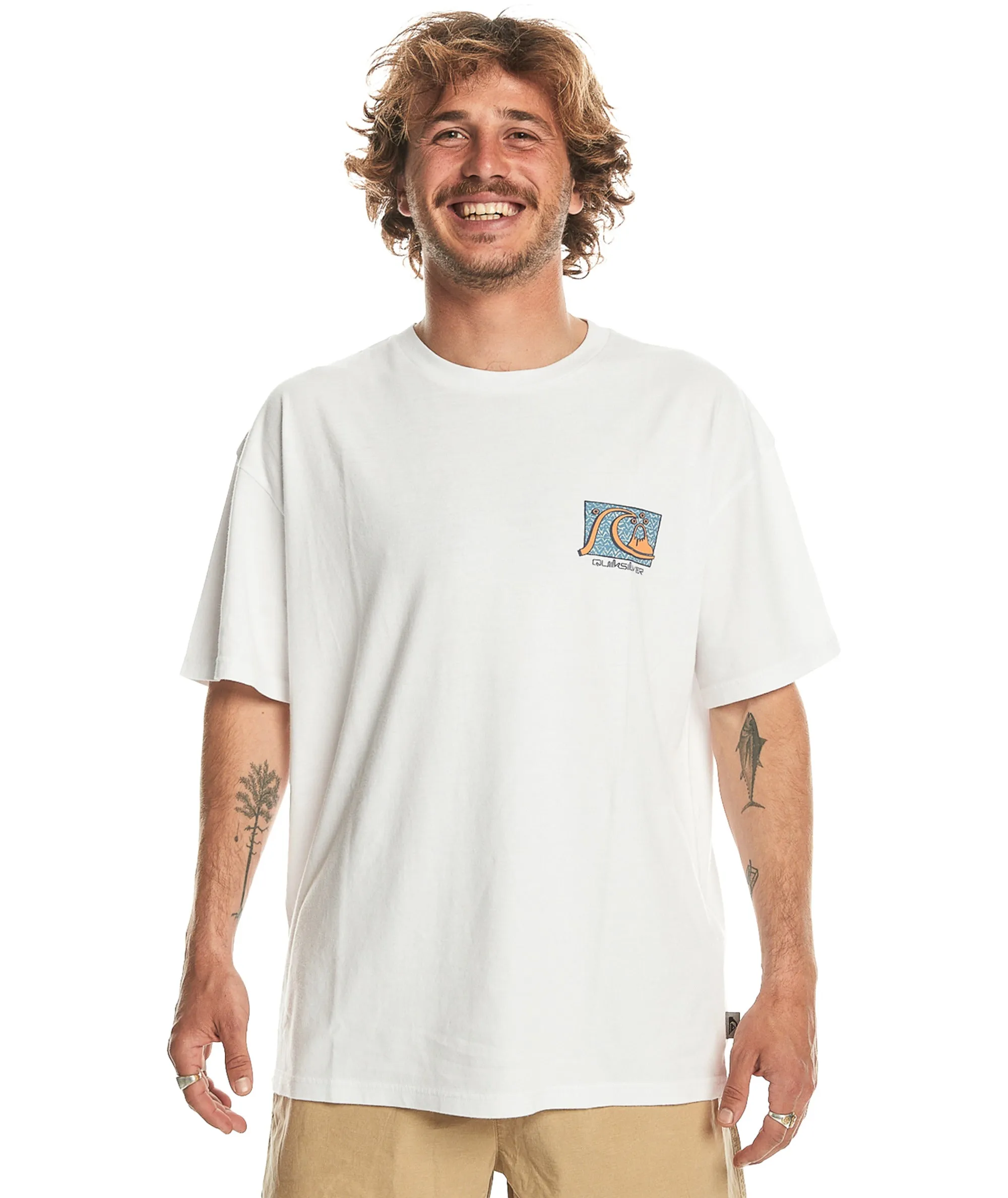 Quiksilver Mens Take Us Back Short Sleeve Oversized T-Shirt