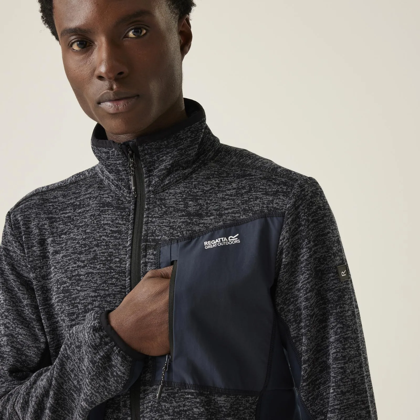 Regatta Mens Baslinn Full Zip Outdoor Fleece Jacket