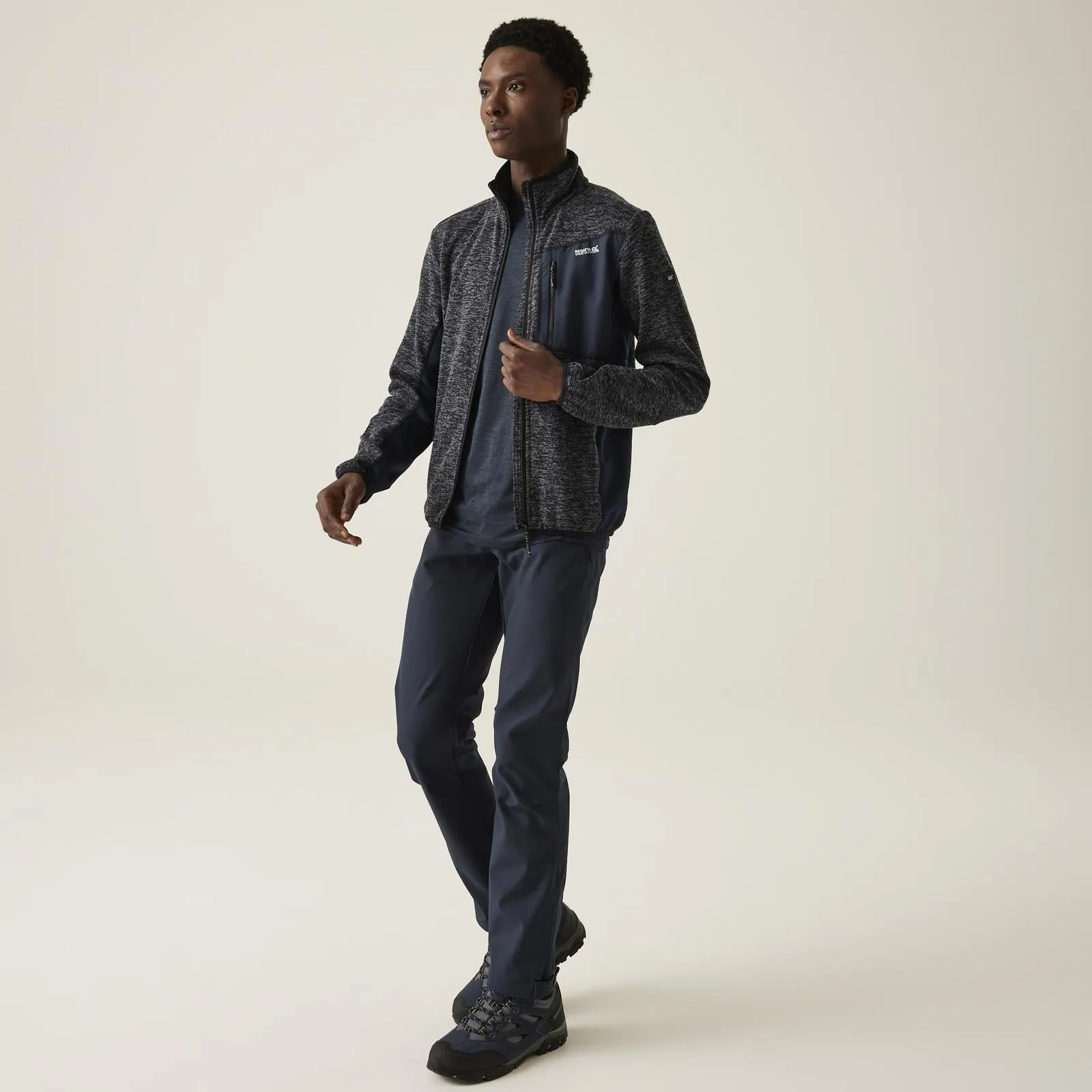 Regatta Mens Baslinn Full Zip Outdoor Fleece Jacket