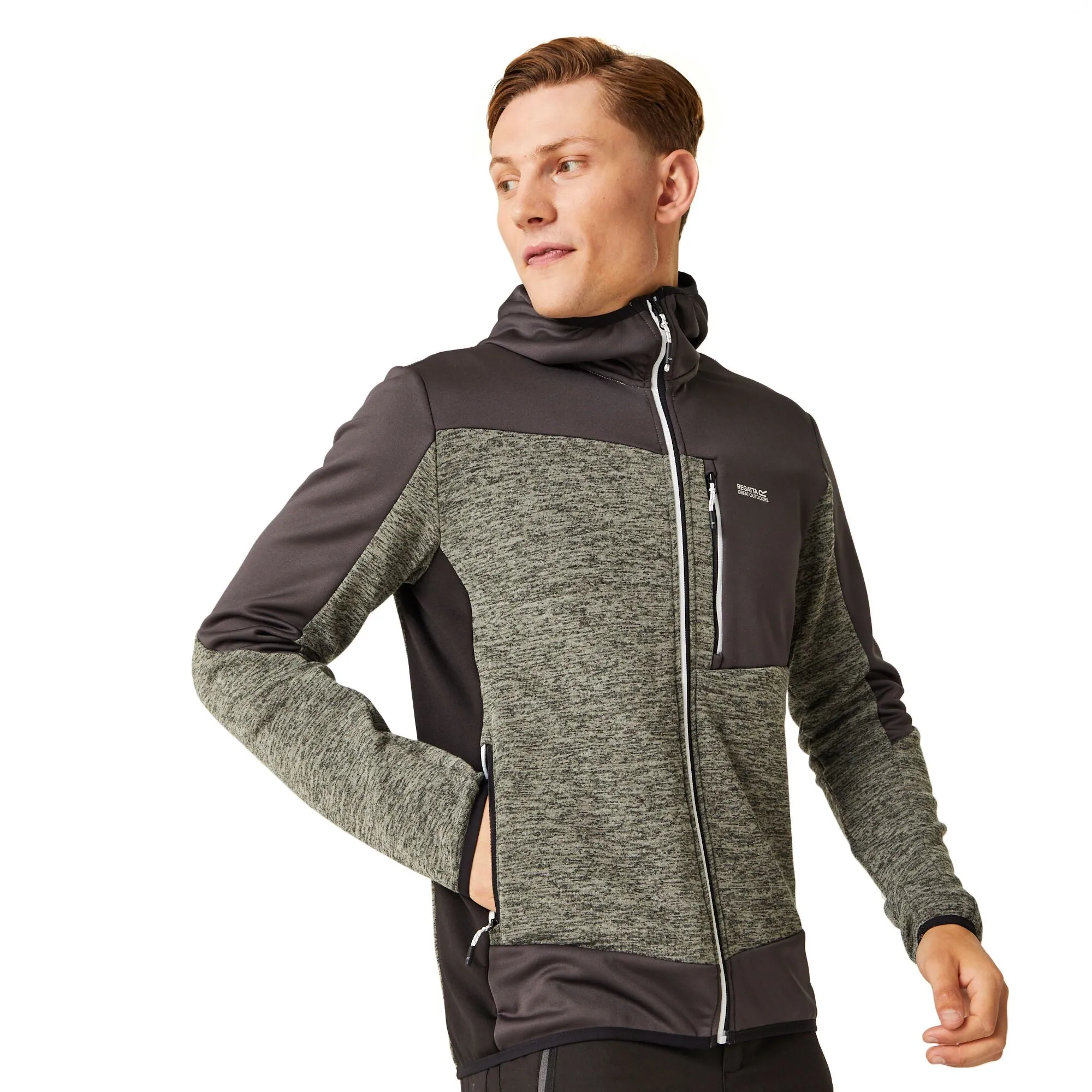 Regatta Mens Cadford VI Hooded Full Zip Fleece Jacket