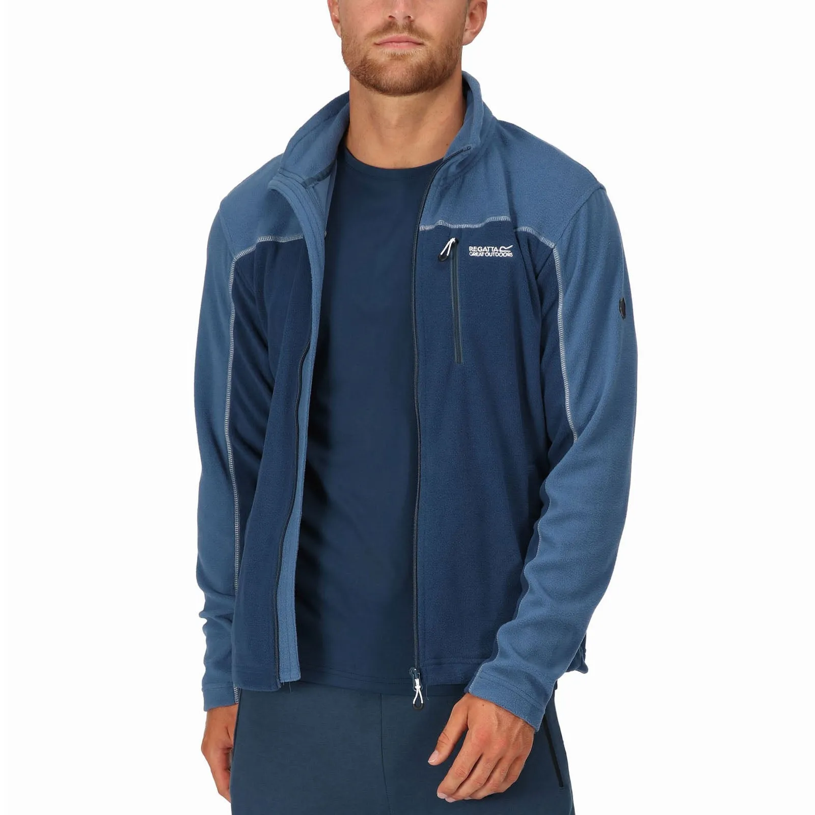 Regatta Mens Fellard Lightweight Full Zip Fleece