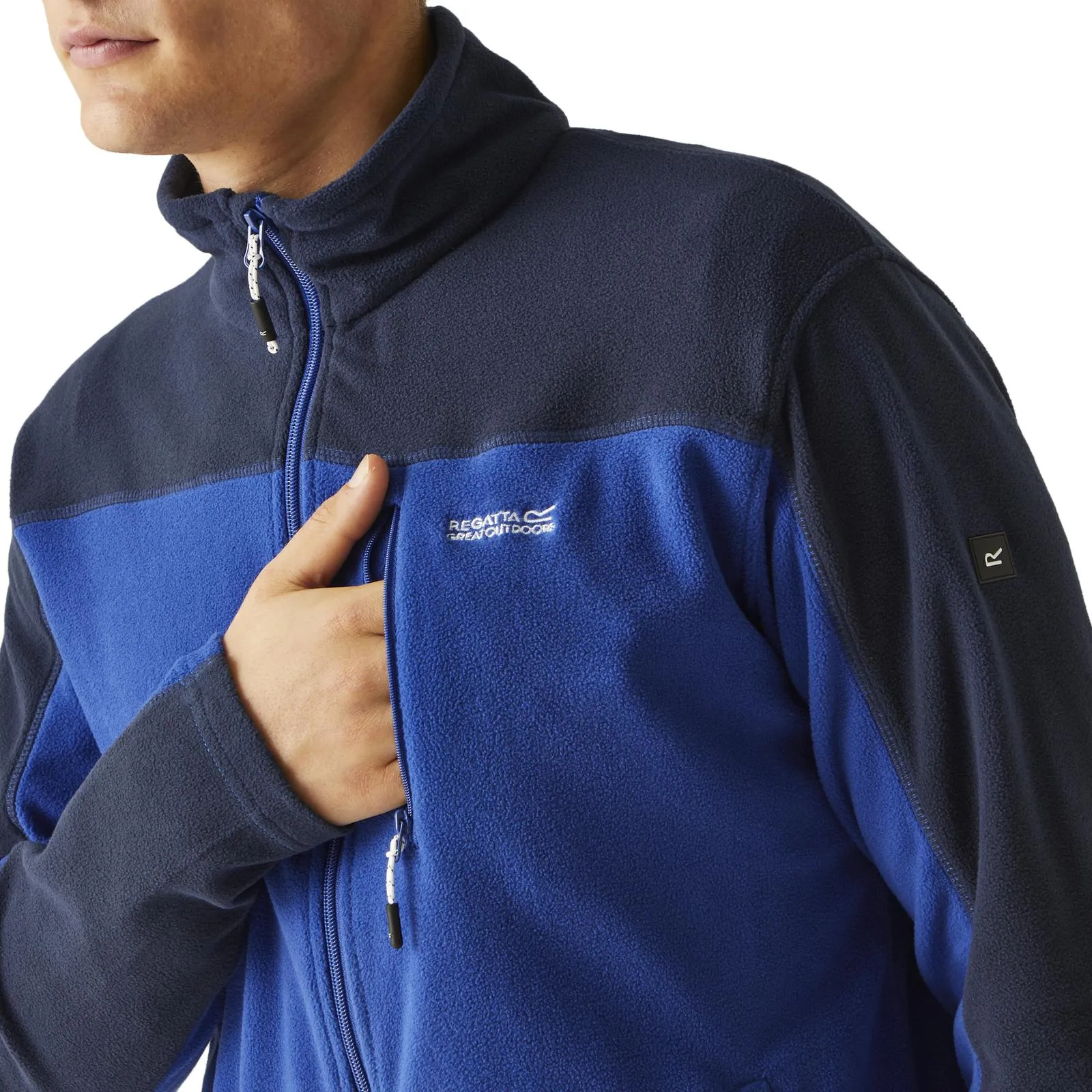 Regatta Mens Fellard Lightweight Full Zip Fleece