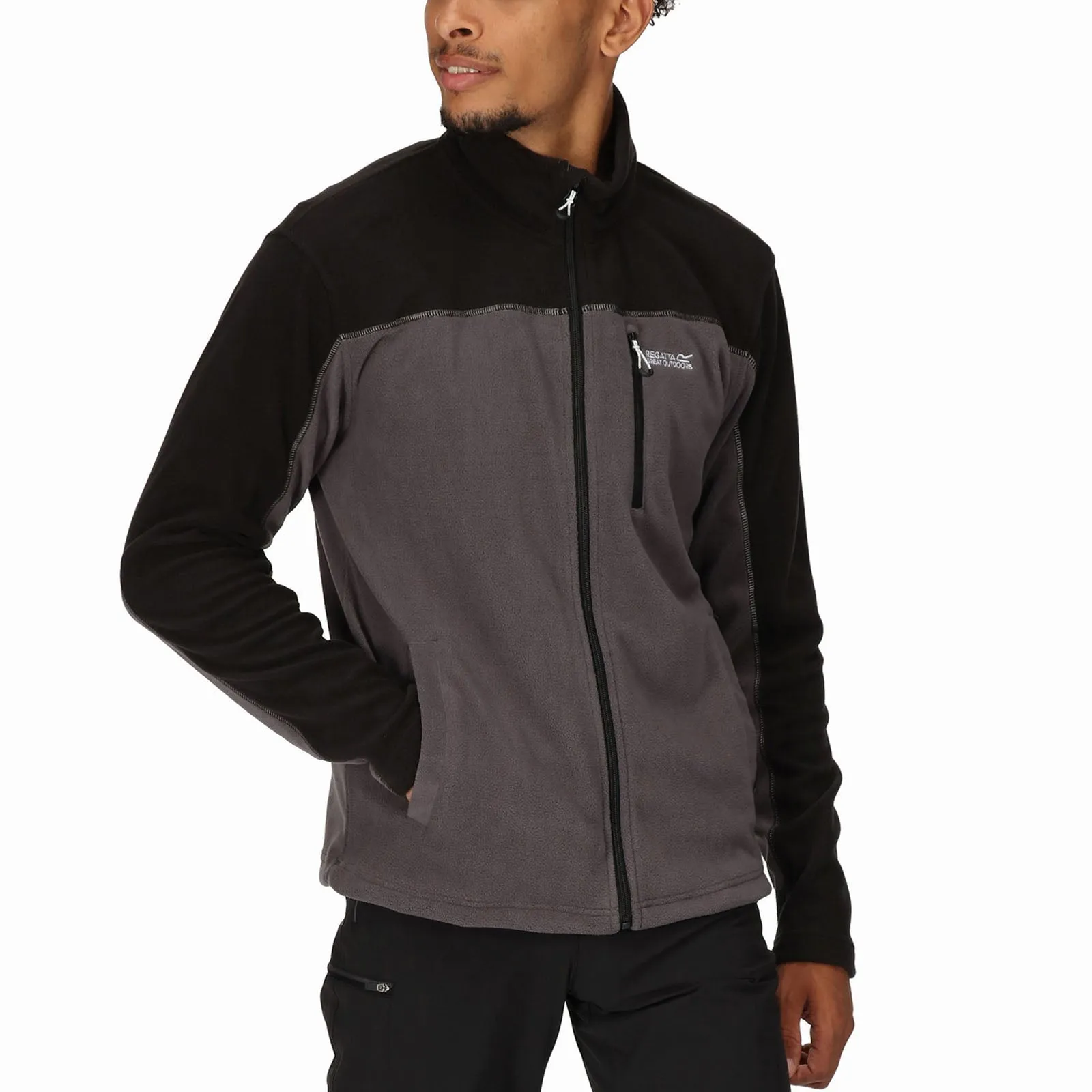 Regatta Mens Fellard Lightweight Full Zip Fleece