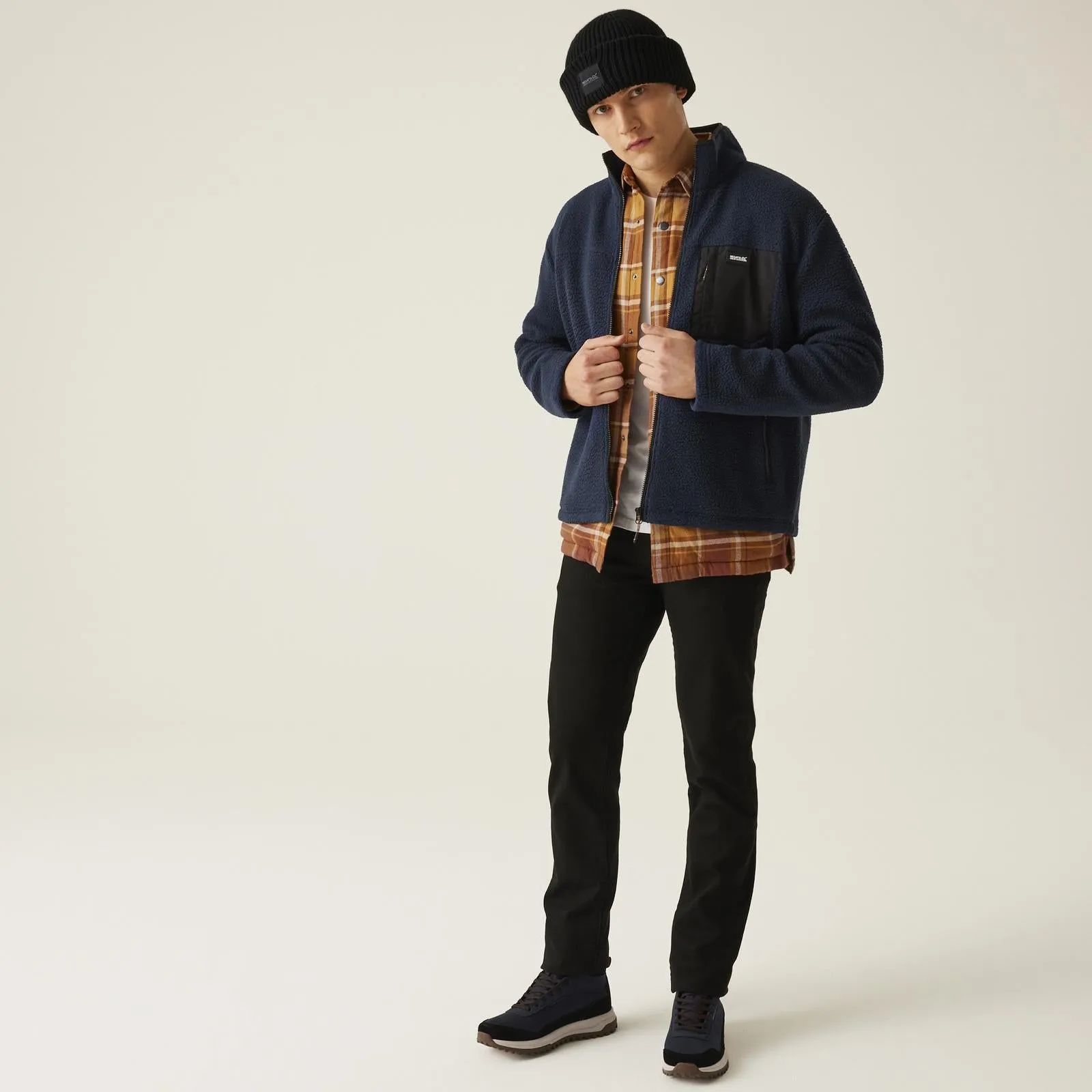 Regatta Mens Frankie Full Zip Borg Fleece Jacket