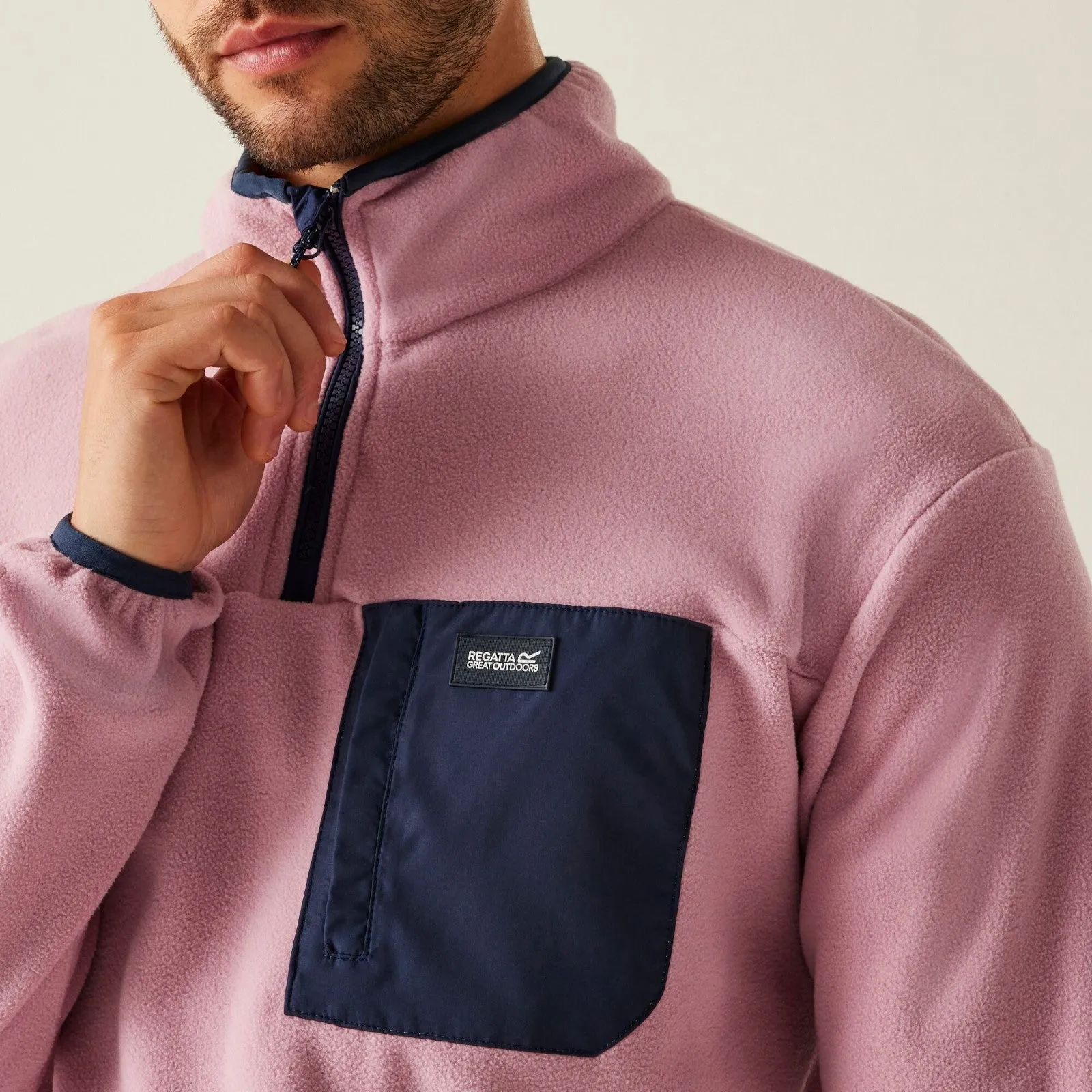 Regatta Mens Frankie Half Zip Pullover Fleece