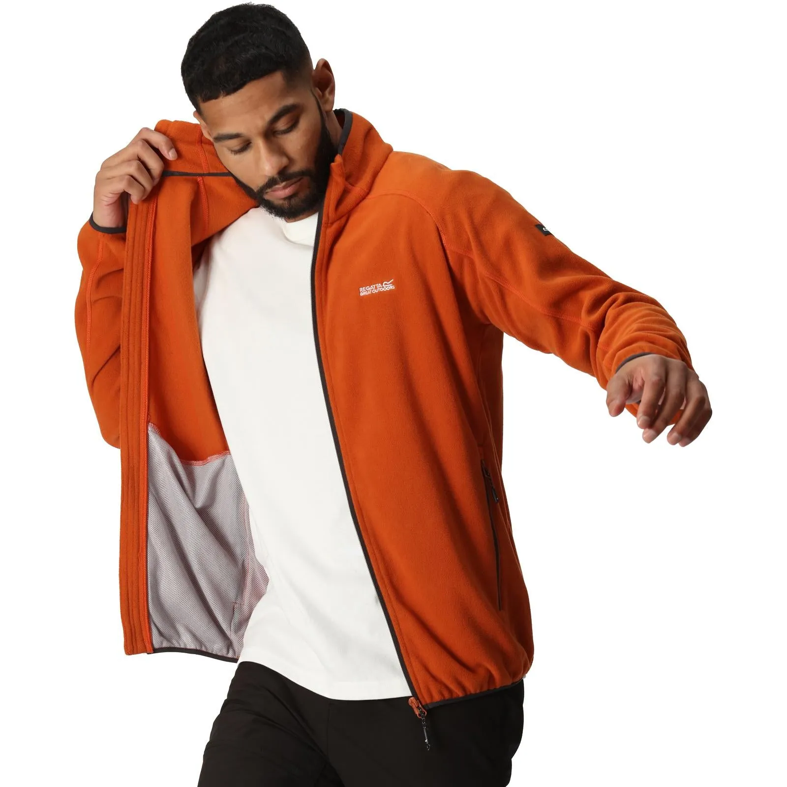 Regatta Mens Hadfield Full Zip Fleece Jacket