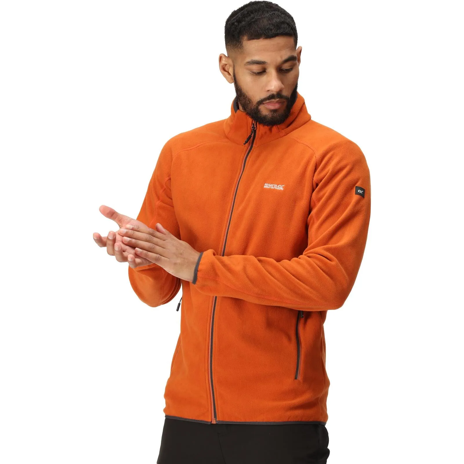 Regatta Mens Hadfield Full Zip Fleece Jacket