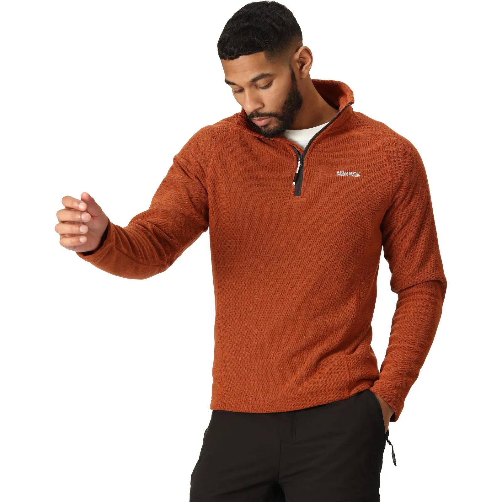 Regatta Mens Kenger Half Zip Midweight Fleece