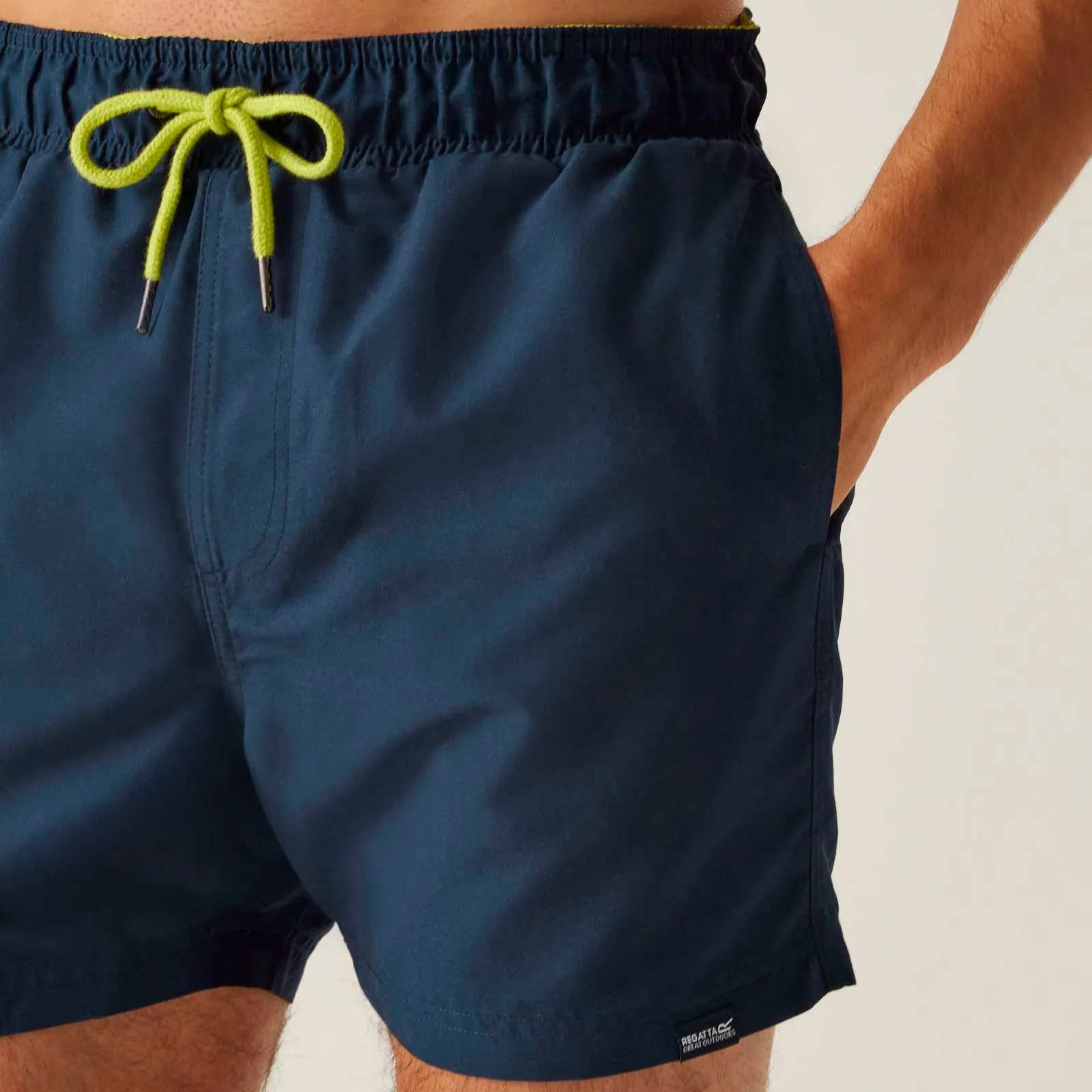 Regatta Mens Mawson II Elasticated Waist Swim Swimming Surf Trunks Shorts