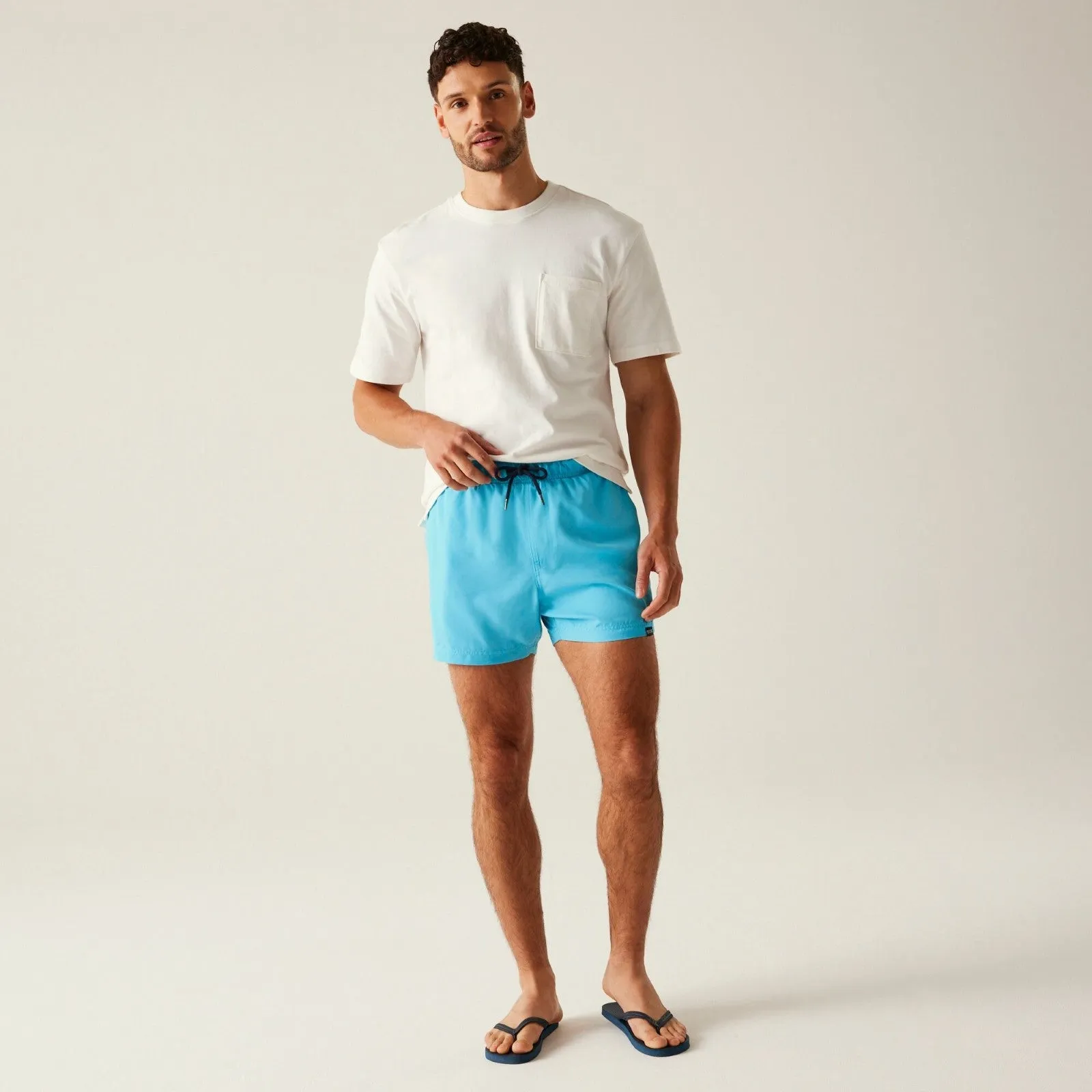 Regatta Mens Mawson II Elasticated Waist Swim Swimming Surf Trunks Shorts