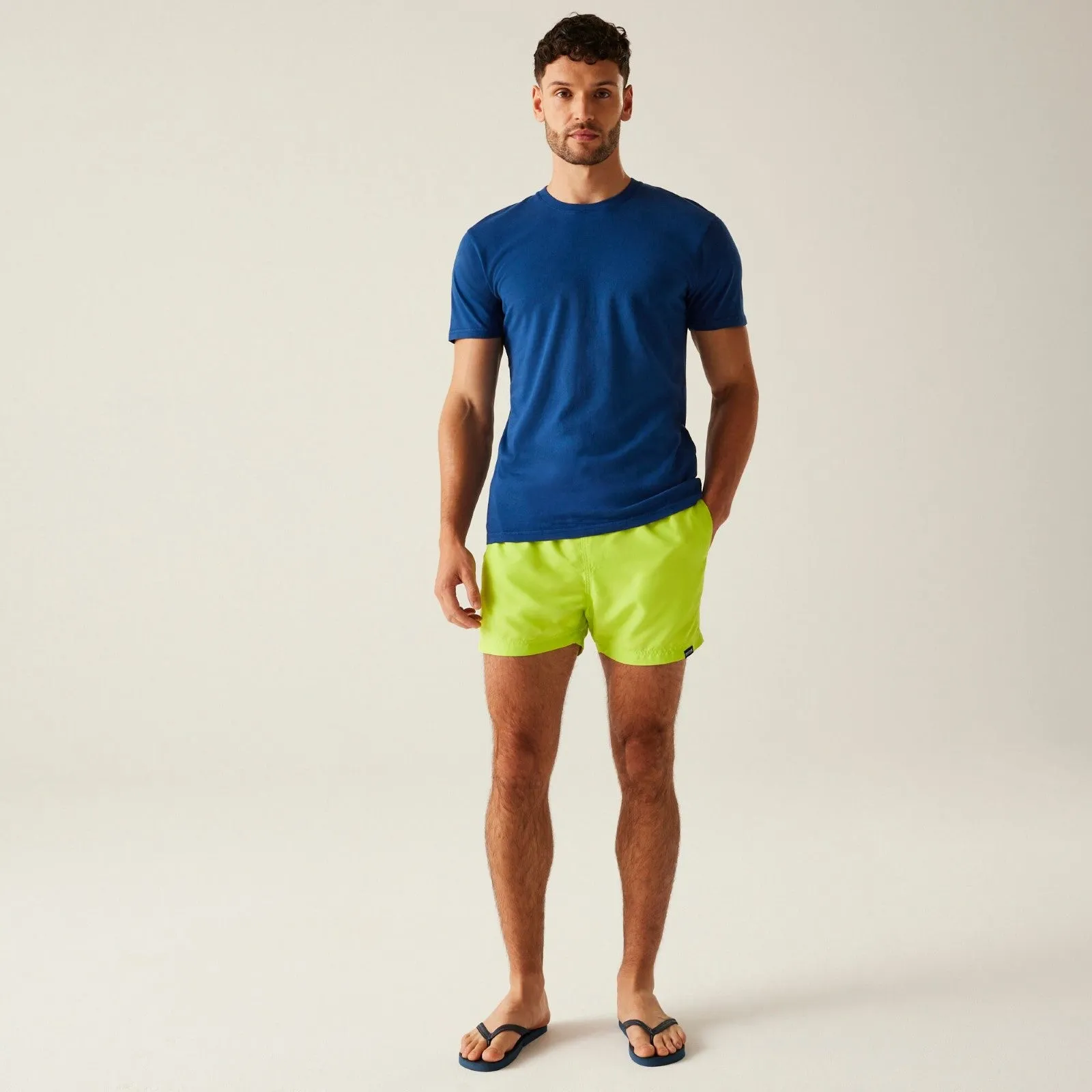 Regatta Mens Mawson II Elasticated Waist Swim Swimming Surf Trunks Shorts