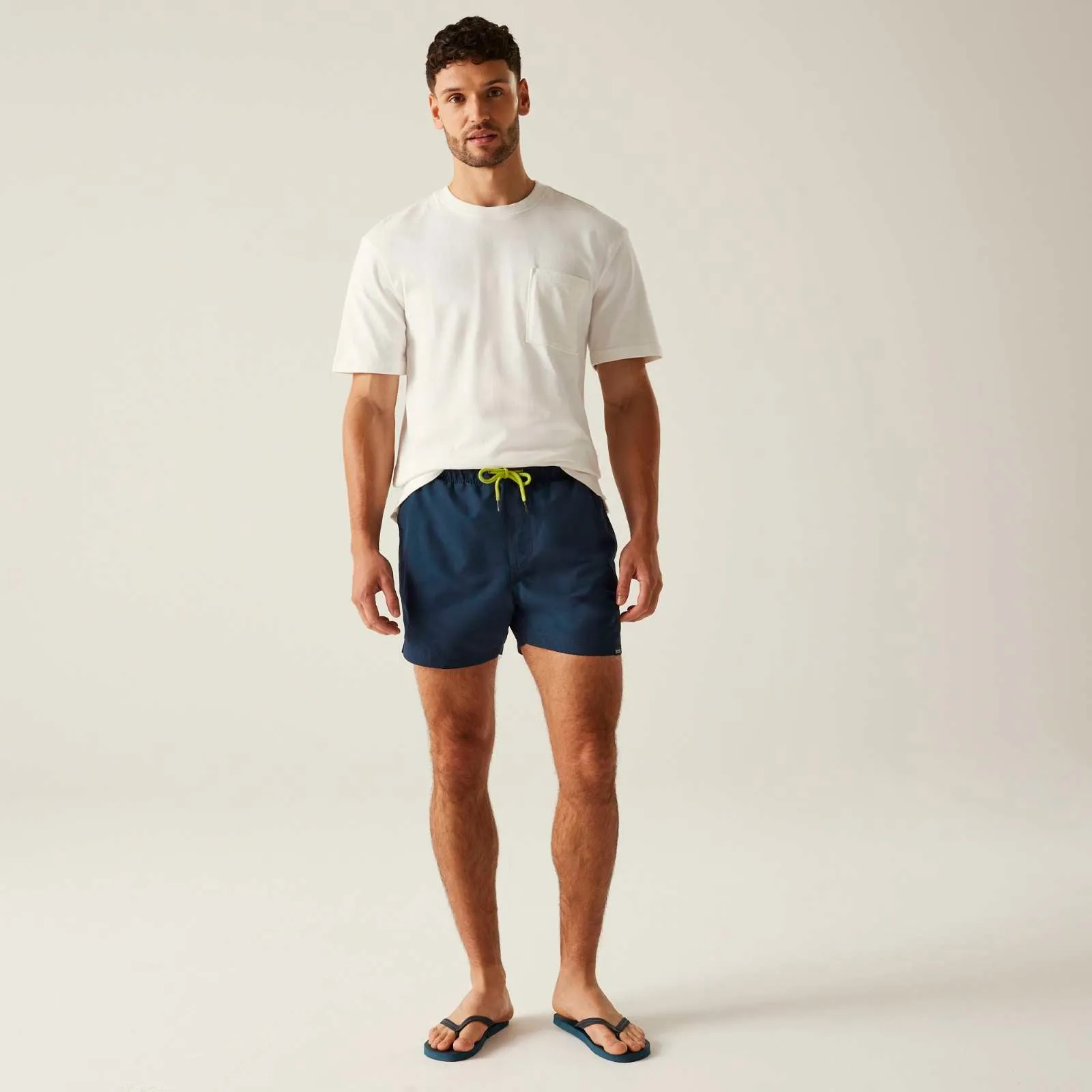 Regatta Mens Mawson II Elasticated Waist Swim Swimming Surf Trunks Shorts
