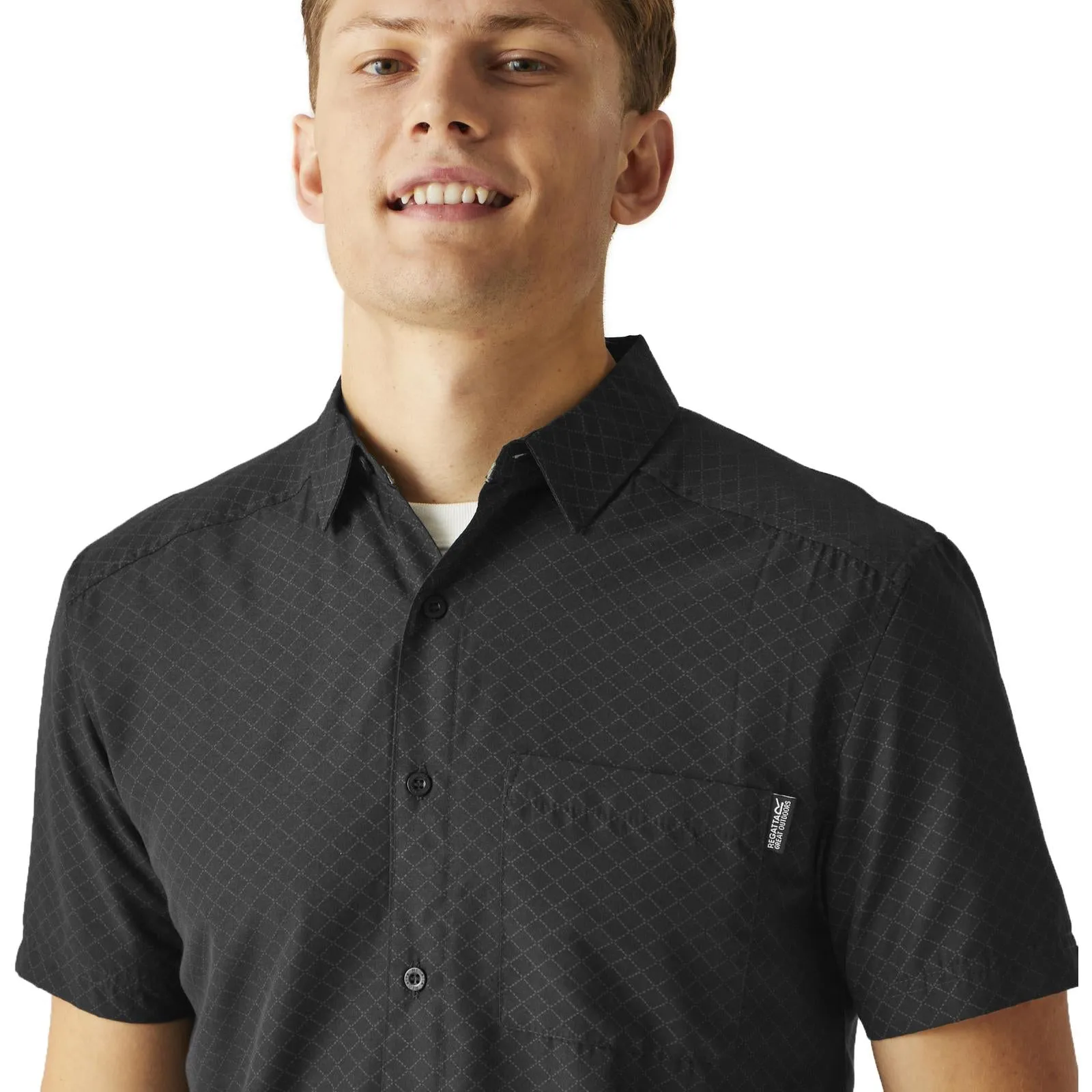 Regatta Mens Mindano VIII Short Sleeve Shirt