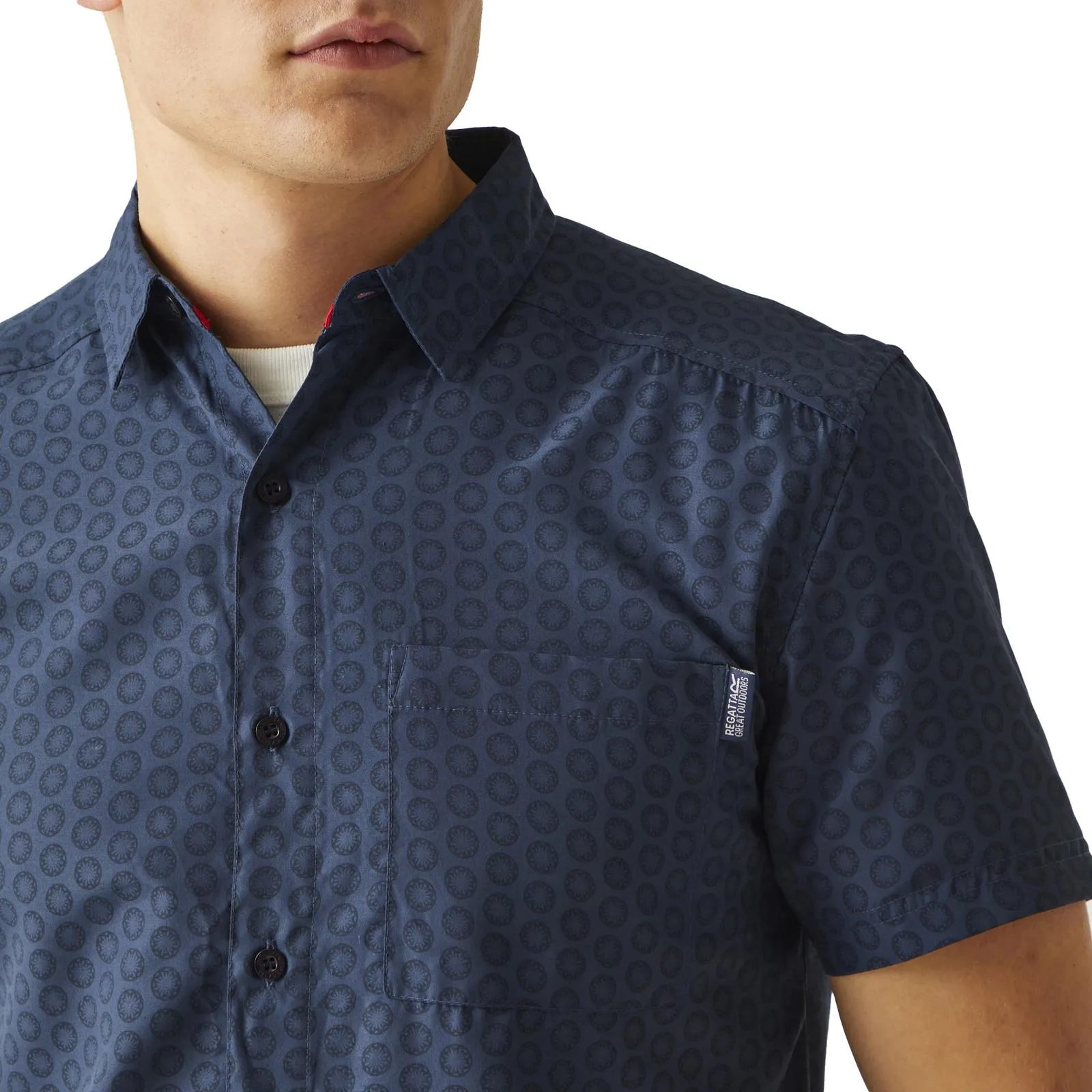 Regatta Mens Mindano VIII Short Sleeve Shirt