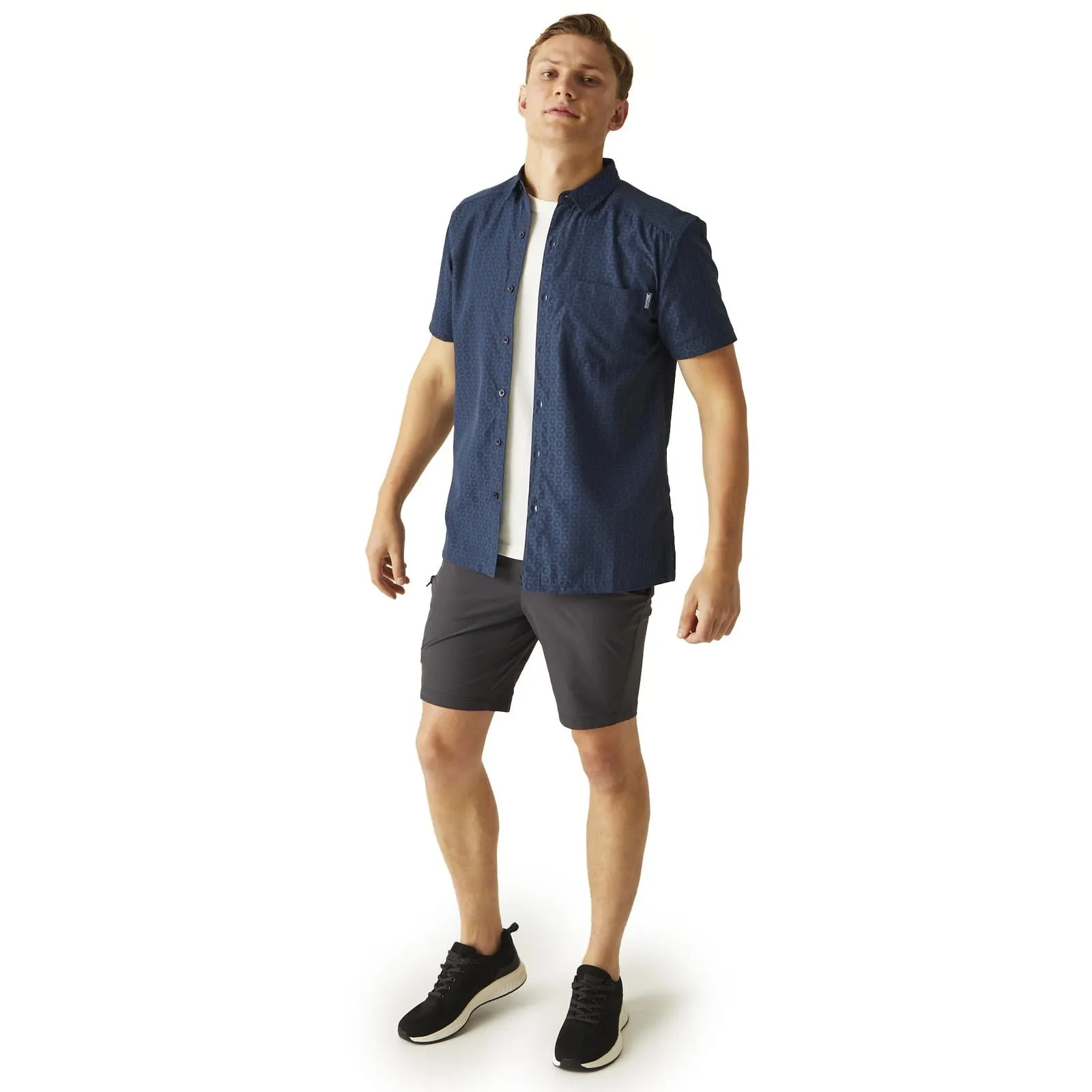 Regatta Mens Mindano VIII Short Sleeve Shirt
