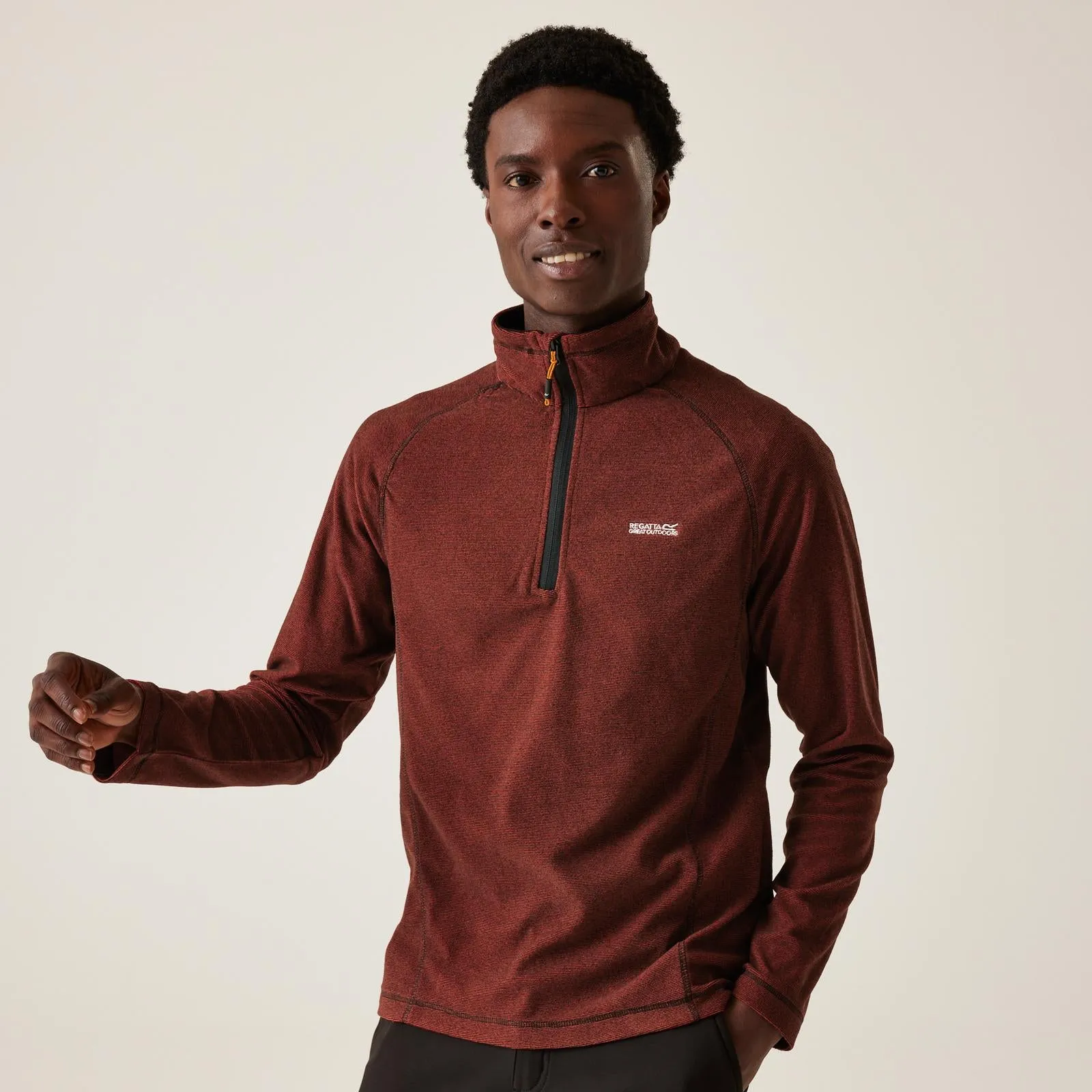 Regatta Mens Montes Half Zip Fleece Jumper