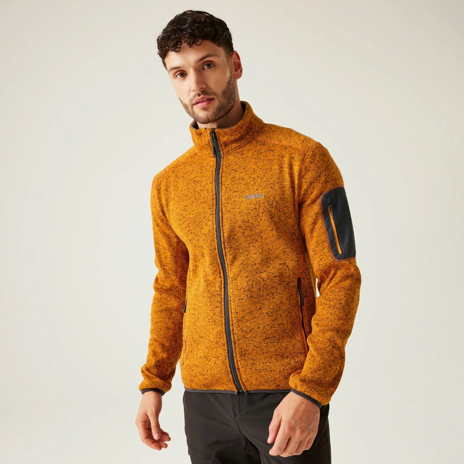 Regatta Mens Newhill Full Zip High Neck Fleece