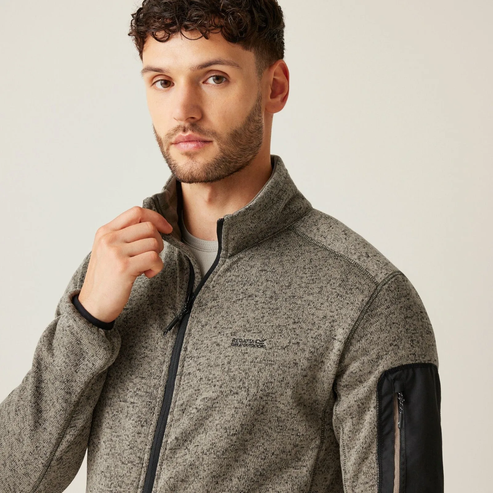 Regatta Mens Newhill Full Zip High Neck Fleece