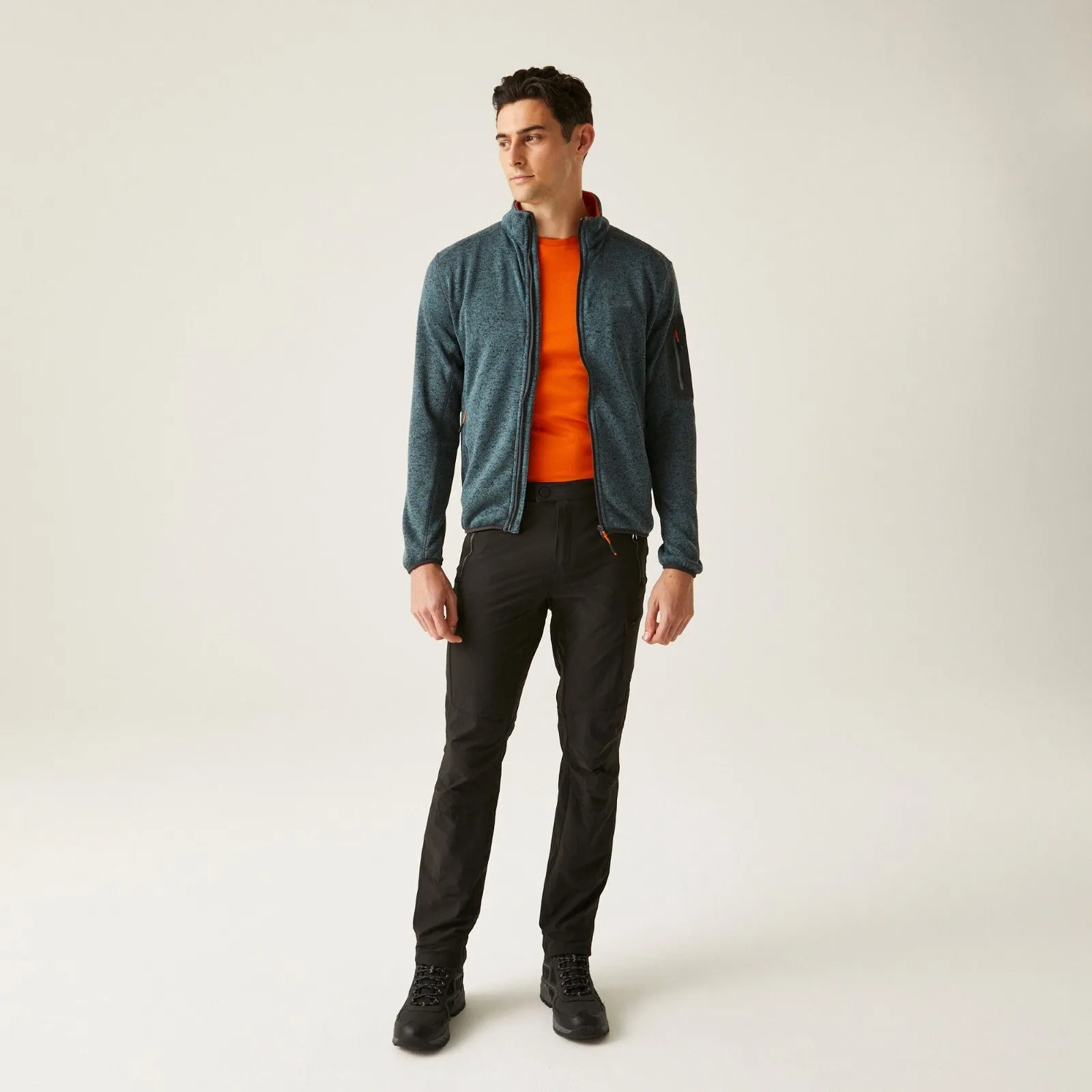 Regatta Mens Newhill Full Zip High Neck Fleece