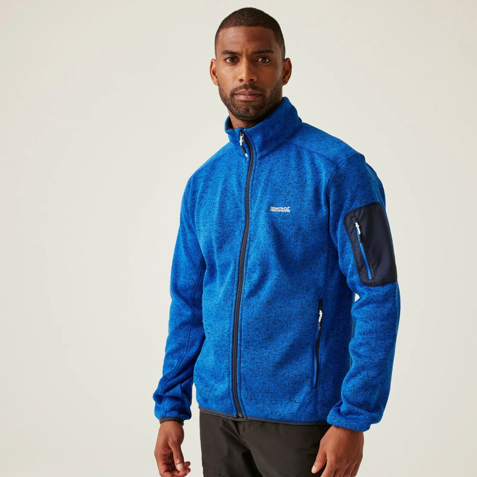 Regatta Mens Newhill Full Zip High Neck Fleece