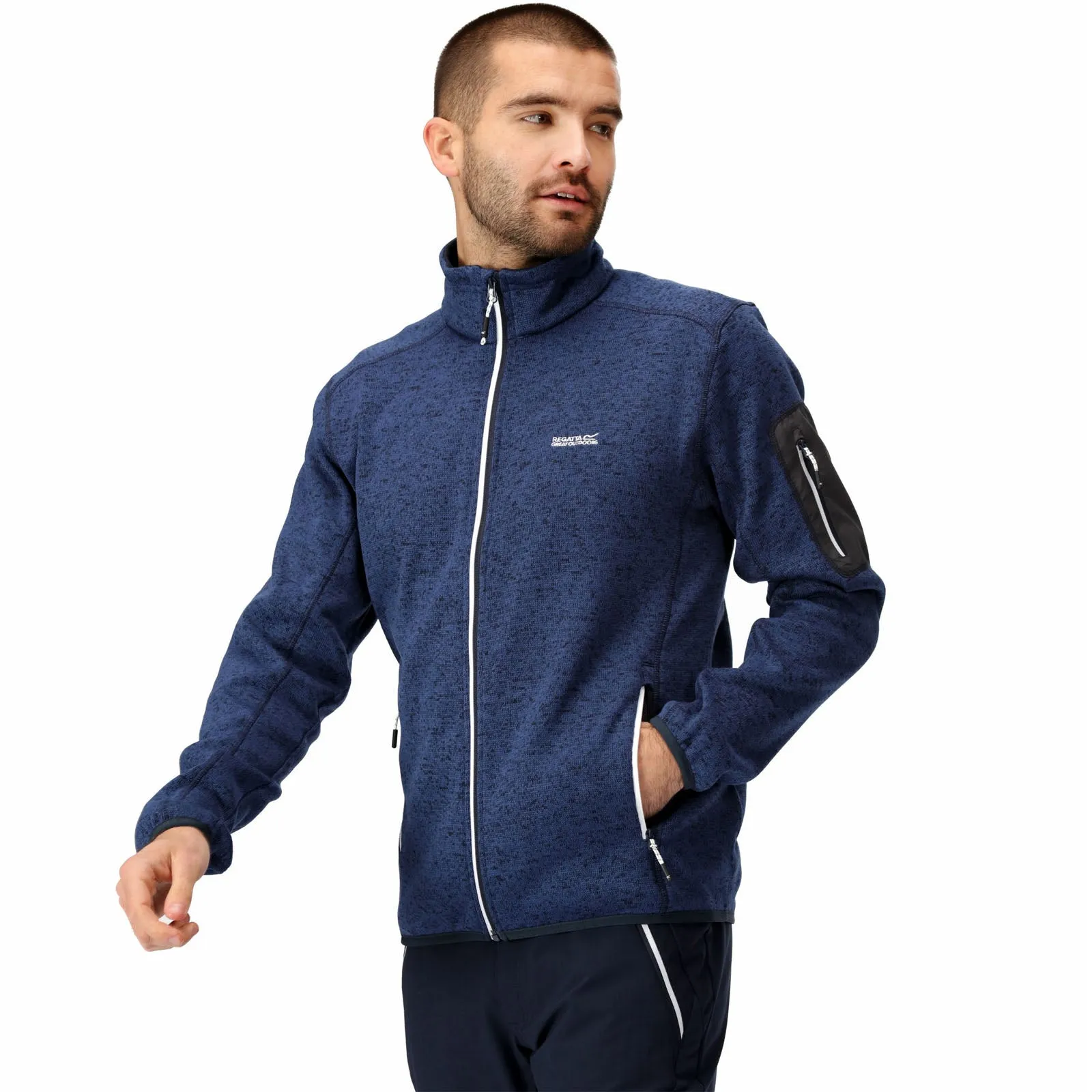 Regatta Mens Newhill Full Zip High Neck Fleece