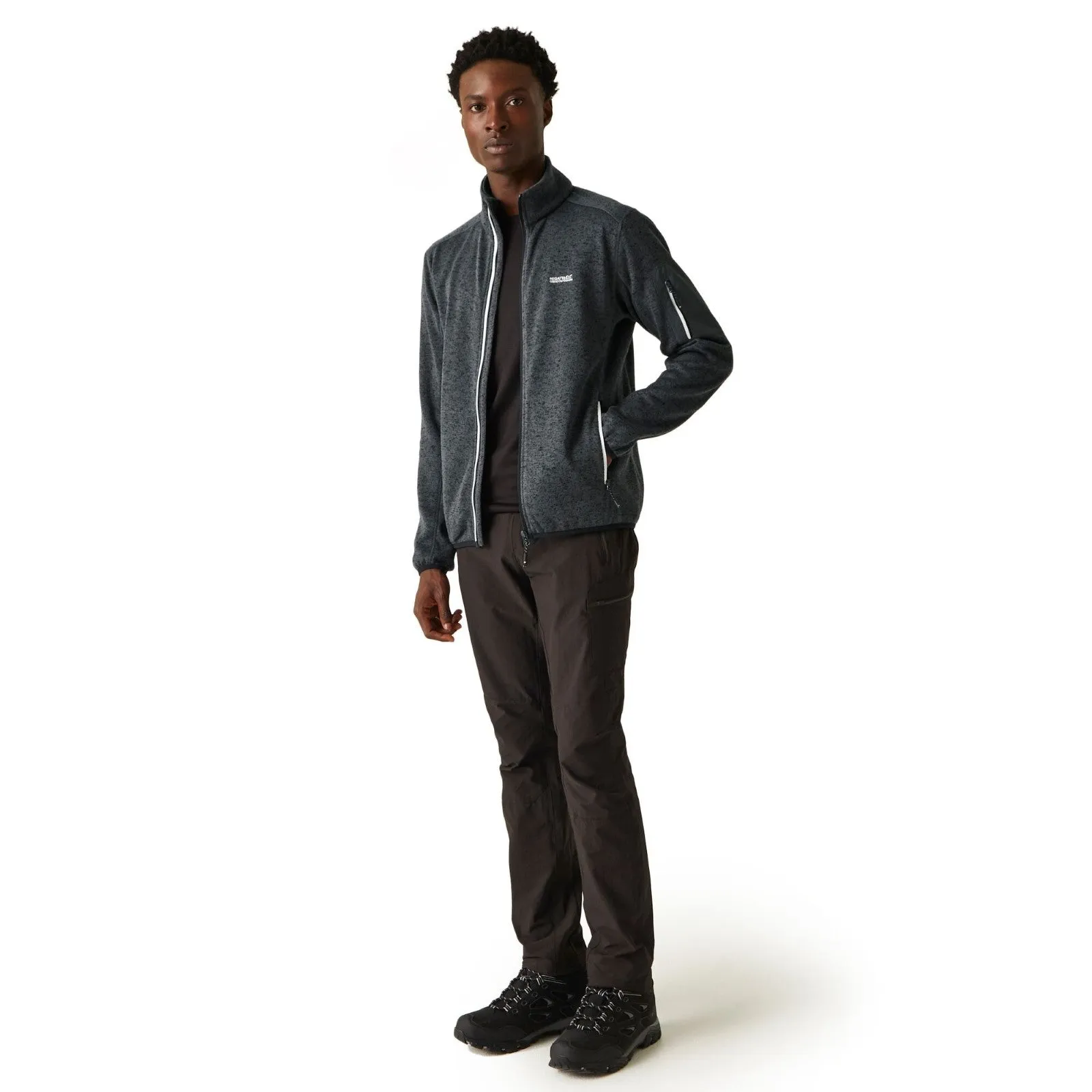 Regatta Mens Newhill Full Zip High Neck Fleece