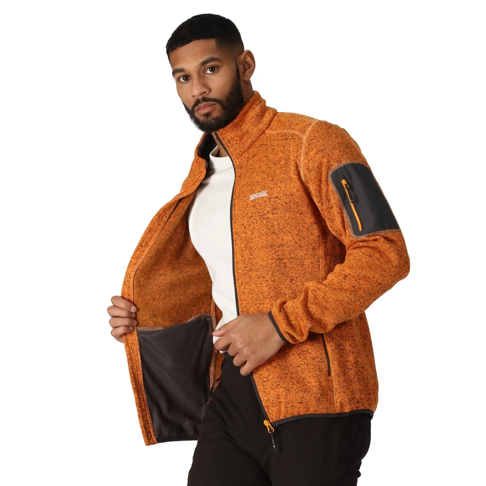 Regatta Mens Newhill Full Zip High Neck Fleece
