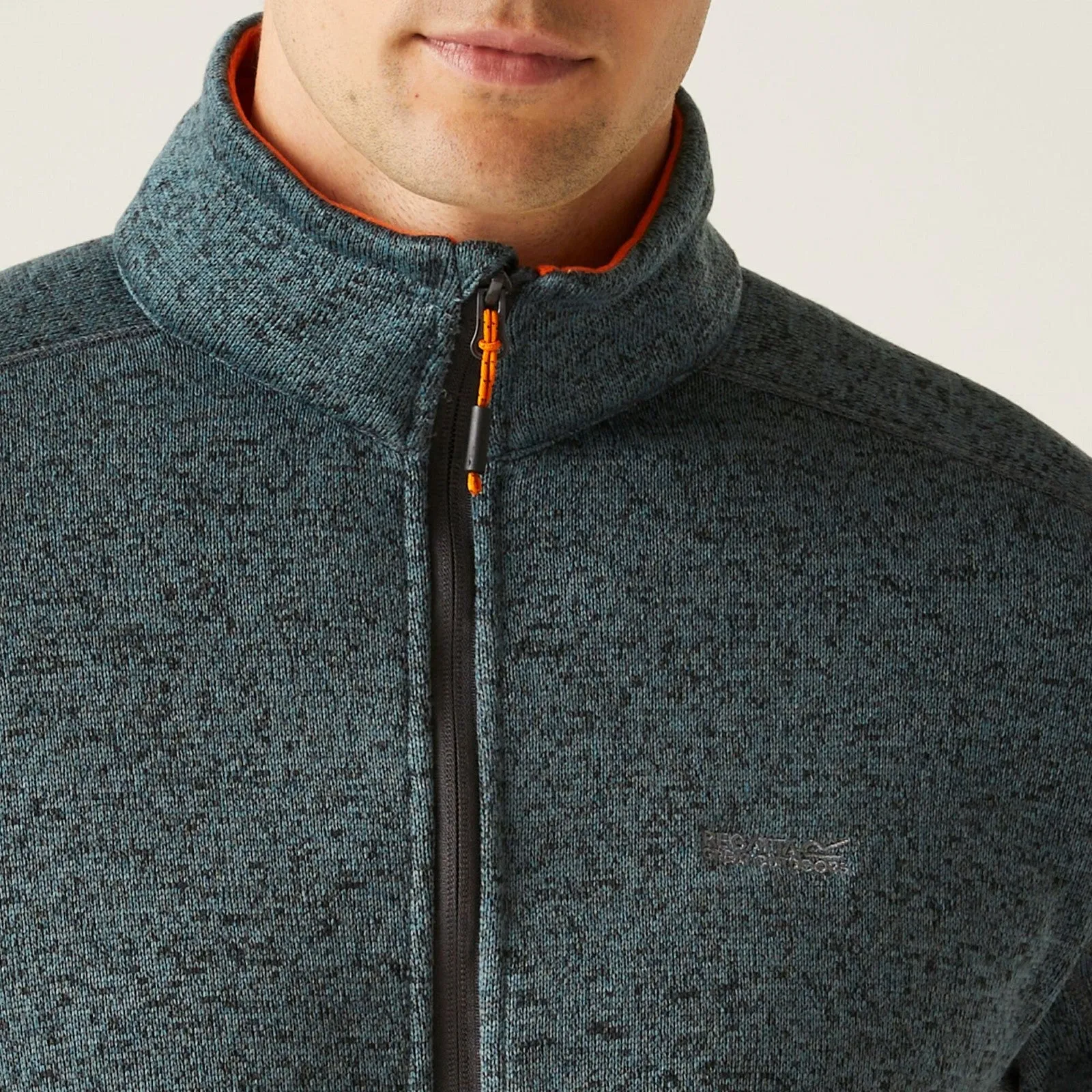 Regatta Mens Newhill Full Zip High Neck Fleece