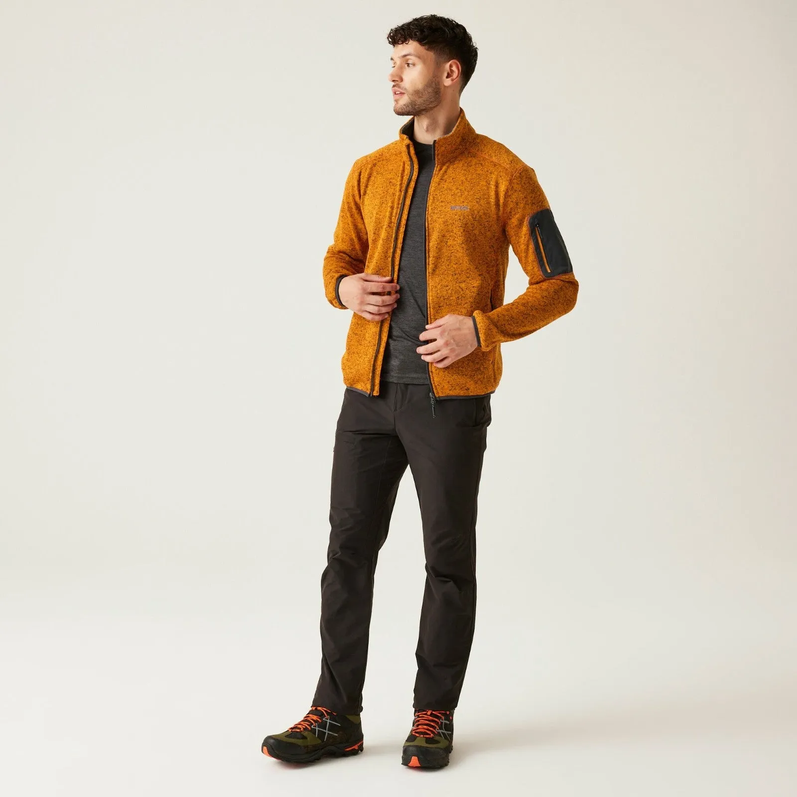 Regatta Mens Newhill Full Zip High Neck Fleece