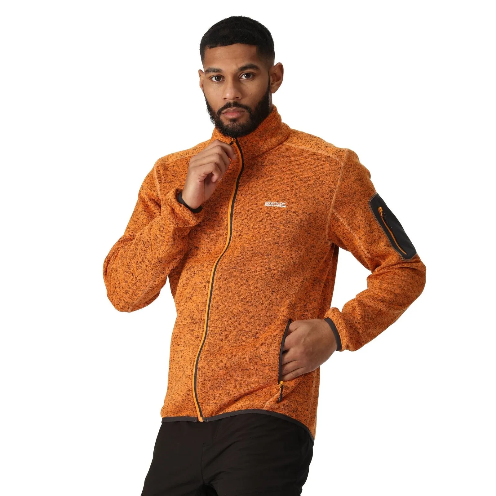 Regatta Mens Newhill Full Zip High Neck Fleece