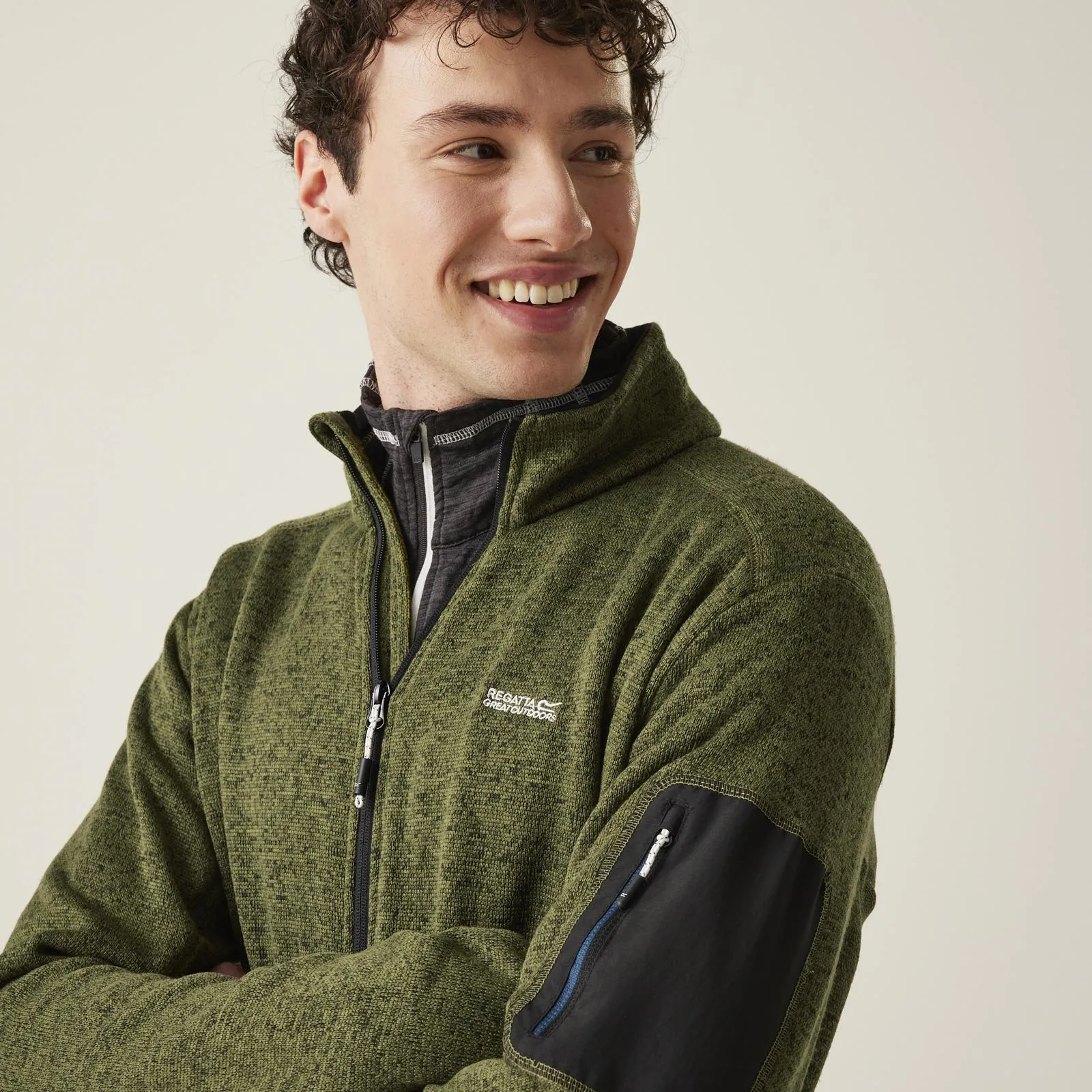 Regatta Mens Newhill Full Zip High Neck Fleece