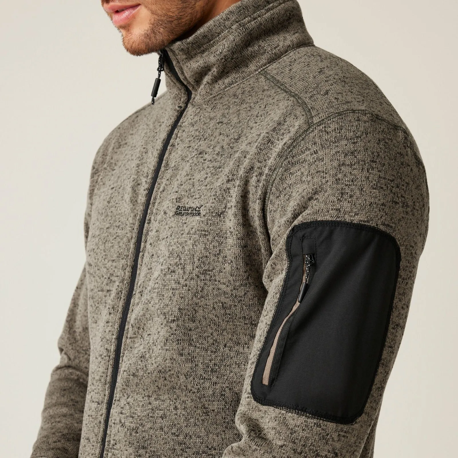 Regatta Mens Newhill Full Zip High Neck Fleece