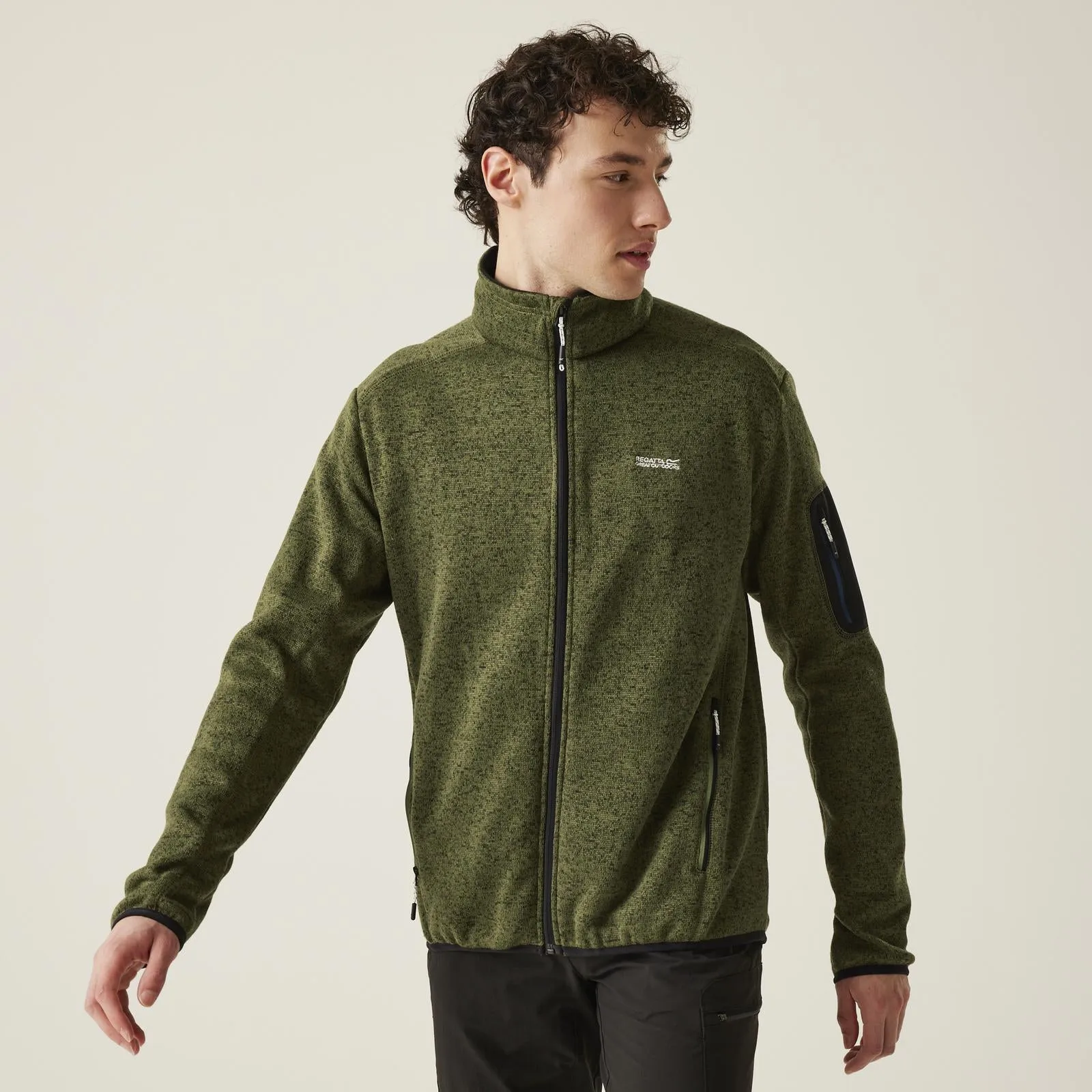 Regatta Mens Newhill Full Zip High Neck Fleece