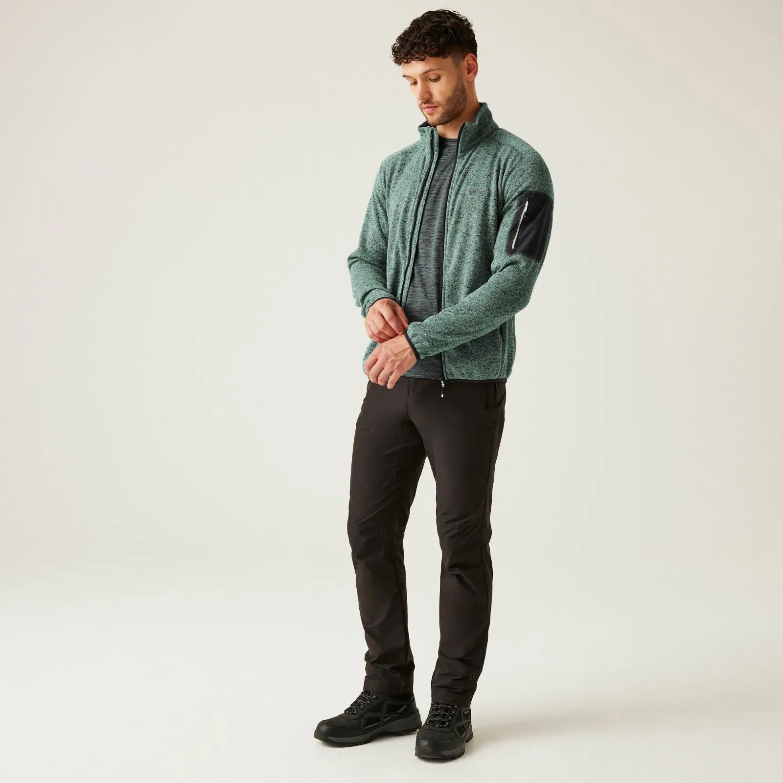 Regatta Mens Newhill Full Zip High Neck Fleece