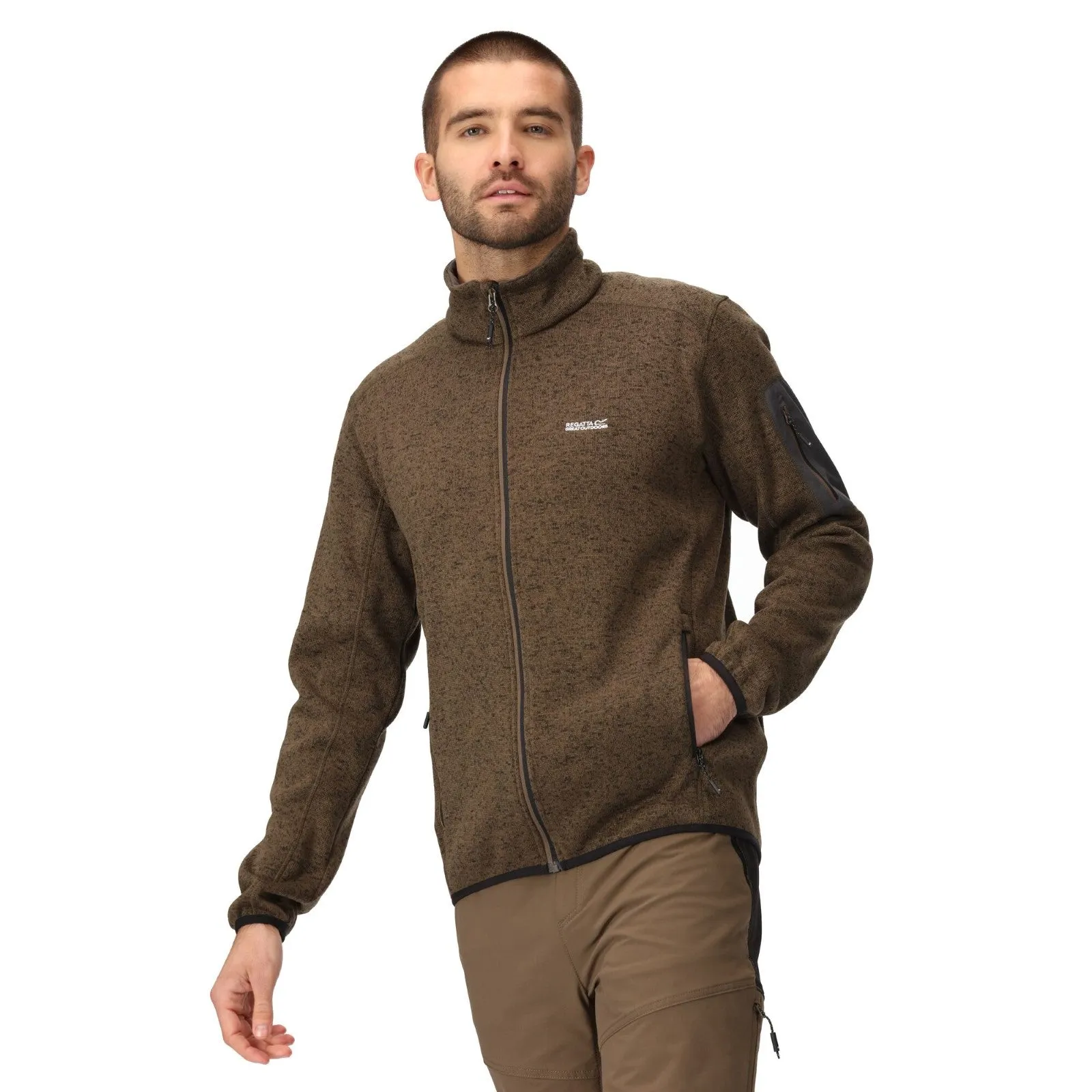 Regatta Mens Newhill Full Zip High Neck Fleece