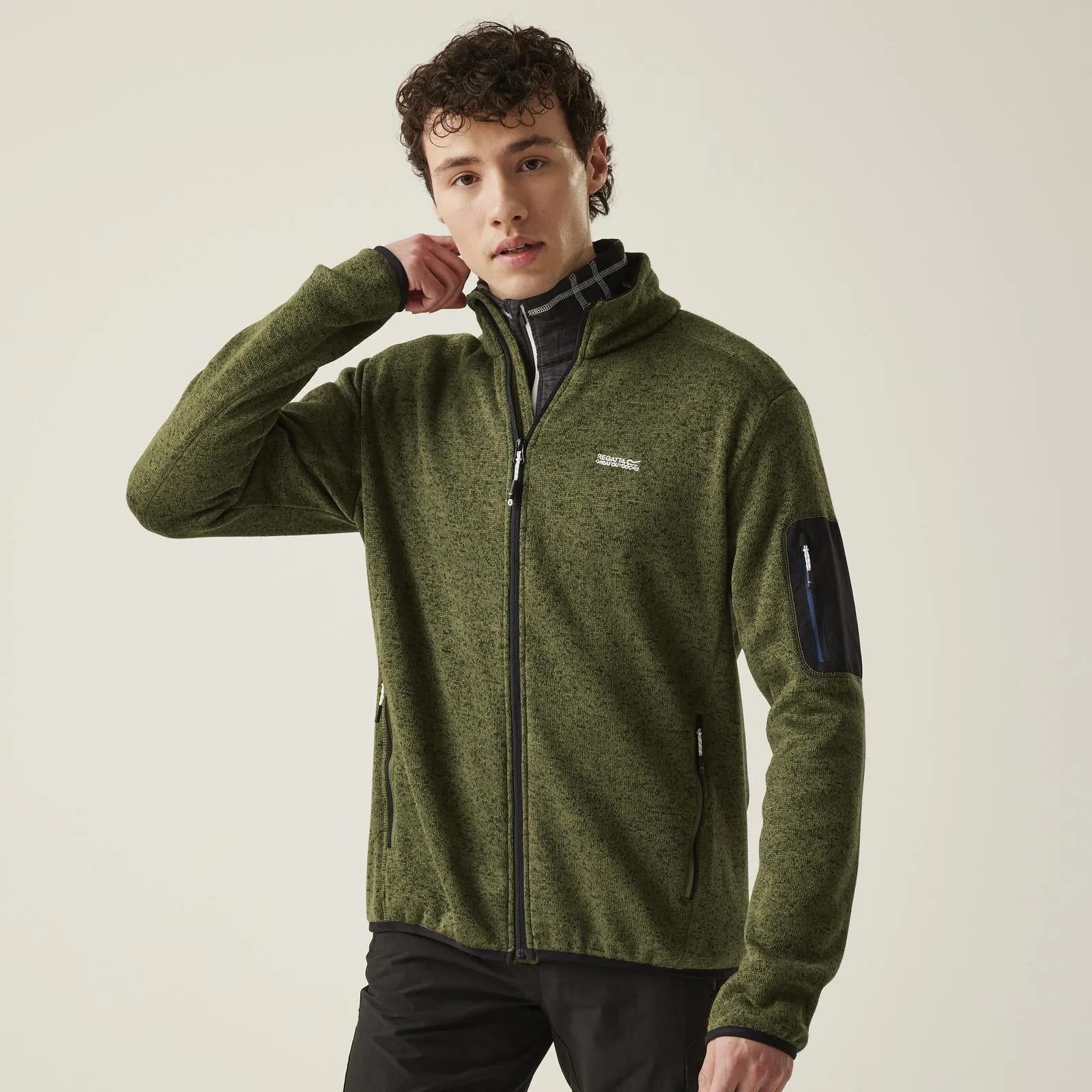 Regatta Mens Newhill Full Zip High Neck Fleece