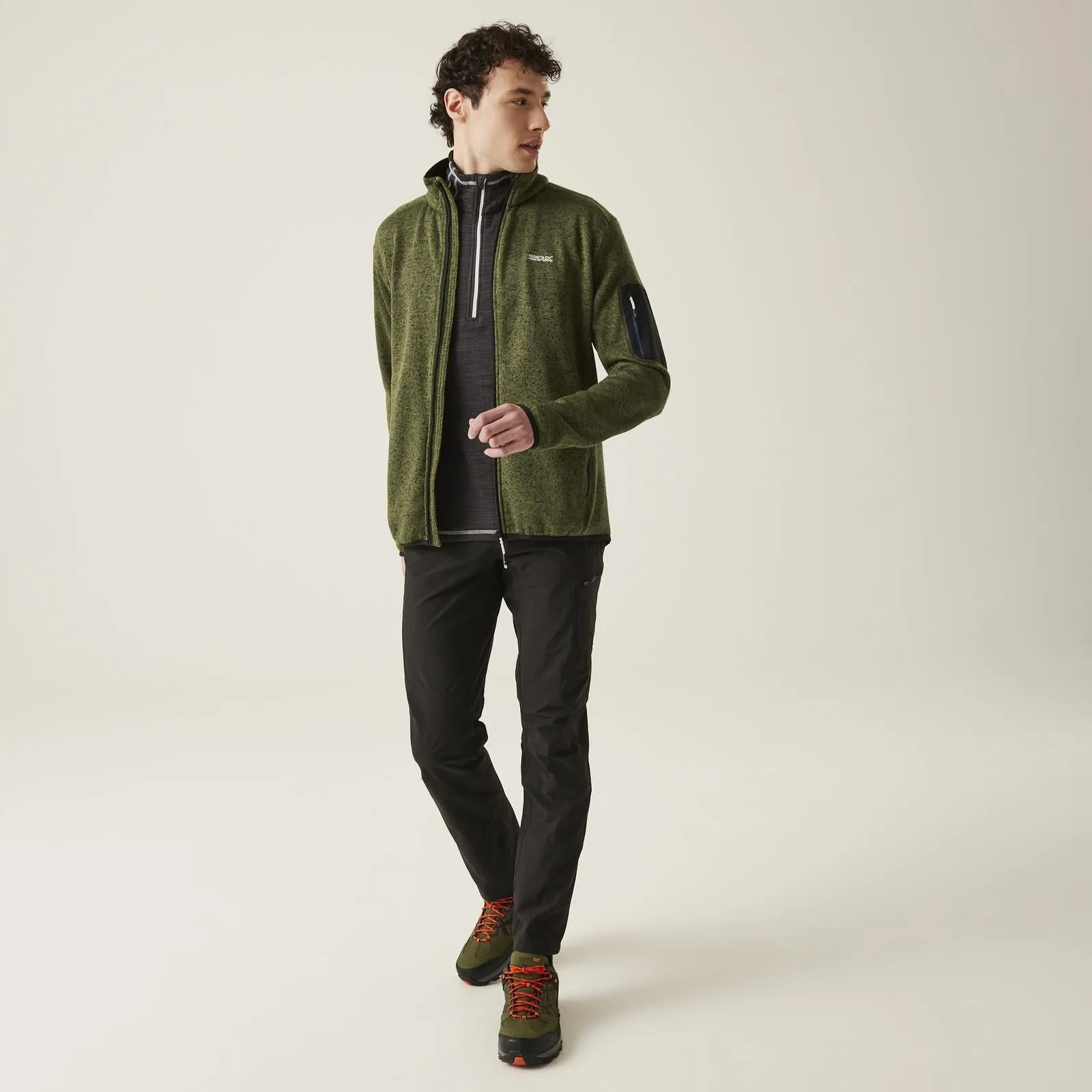 Regatta Mens Newhill Full Zip High Neck Fleece