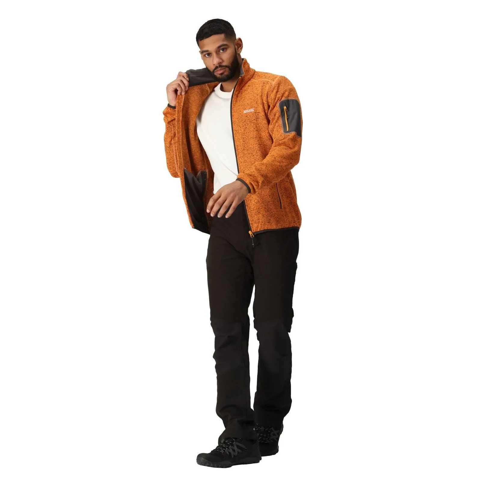 Regatta Mens Newhill Full Zip High Neck Fleece