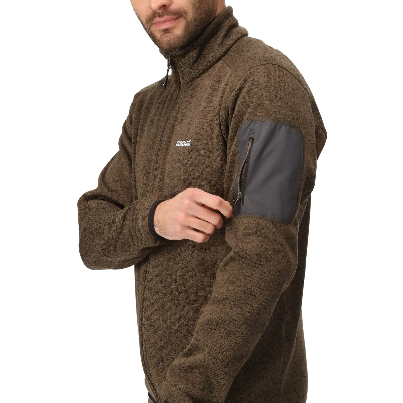 Regatta Mens Newhill Full Zip High Neck Fleece