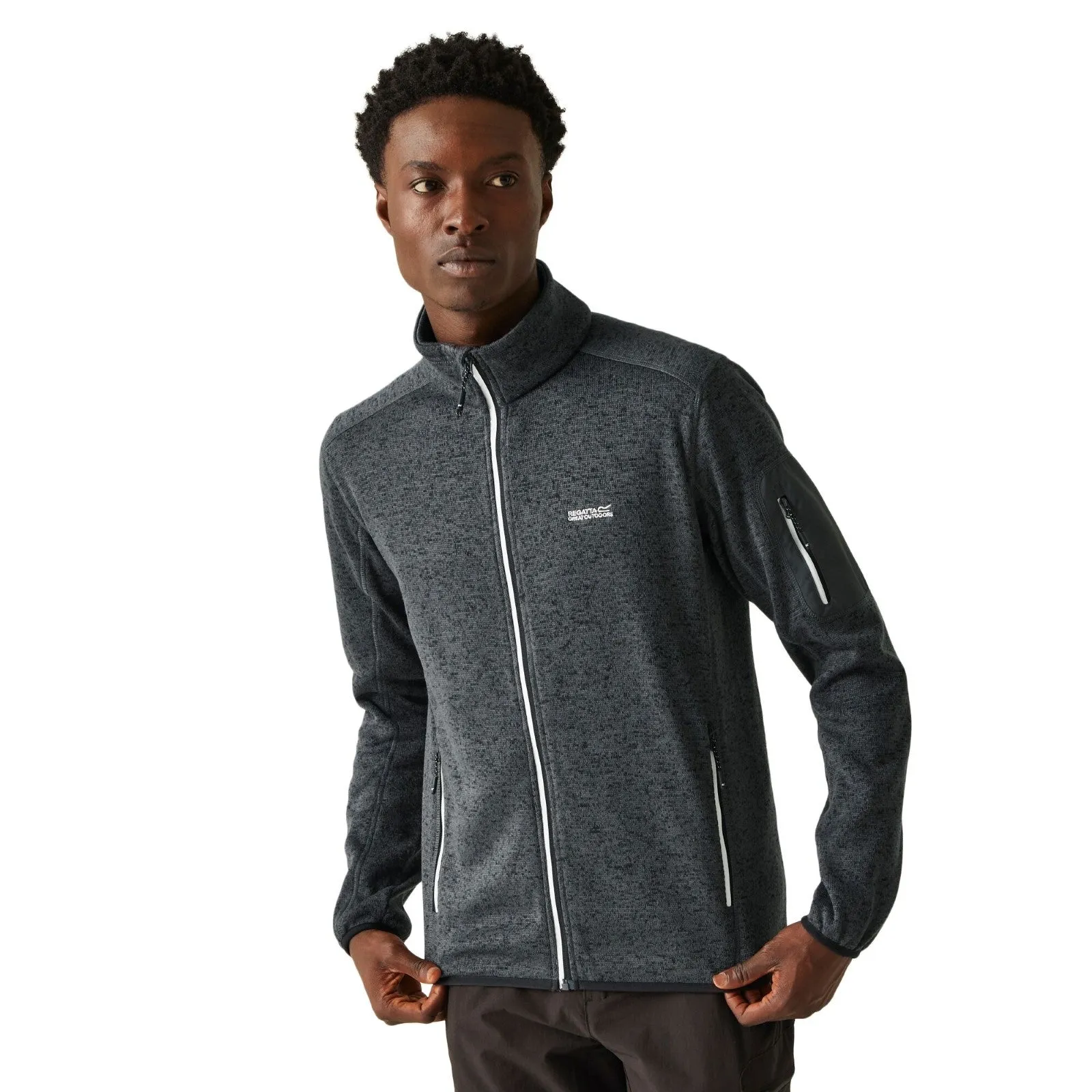 Regatta Mens Newhill Full Zip High Neck Fleece